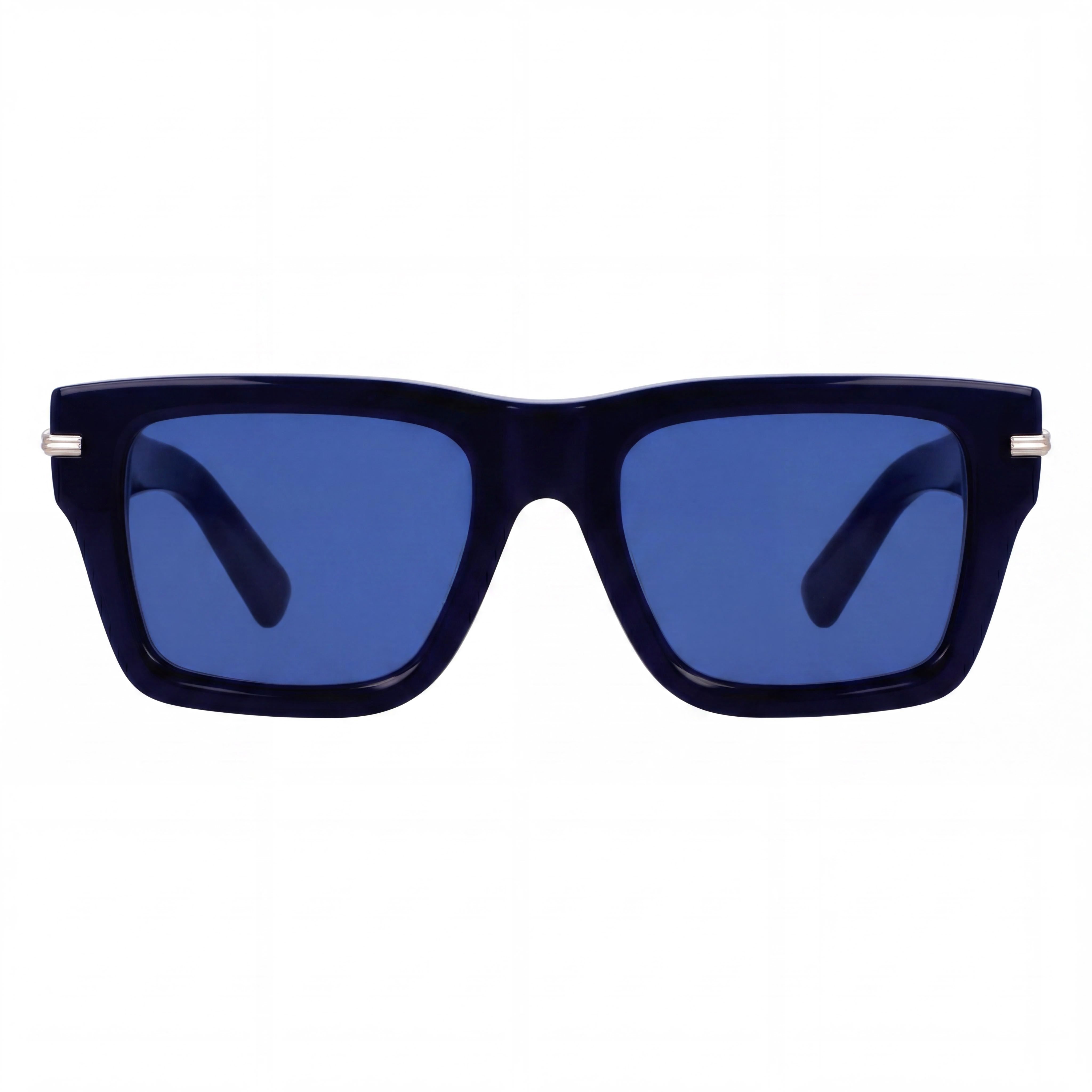Ferragamo Sf2033s Unisex Blue Titanium Frame Eyeglasses with Blue Lenses, Protection 53mm, Photo 2