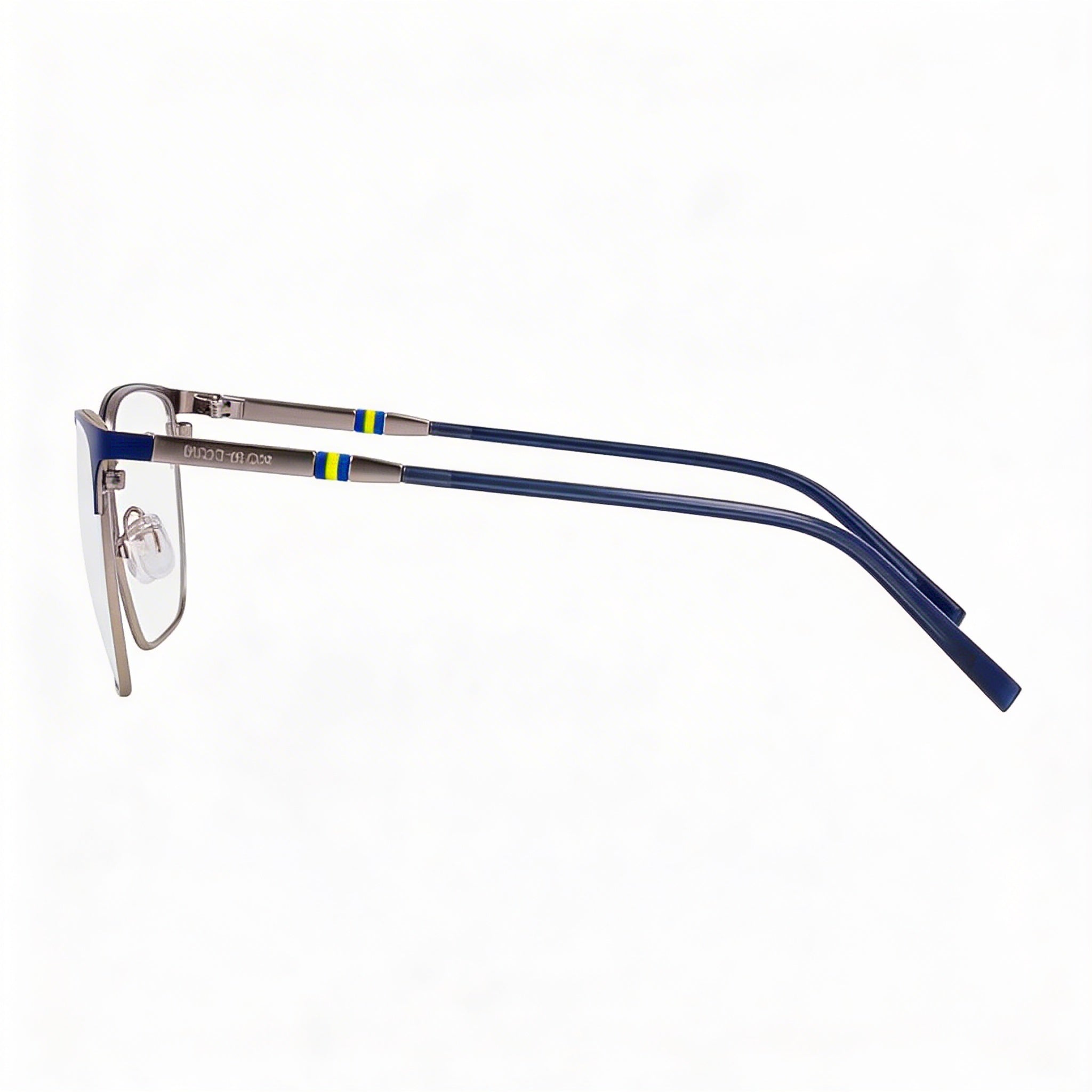 Nautica Women's Matte Navy Optical Eyeglass Frames | Clear Demo Lenses Ready for Custom Prescription, Photo 3