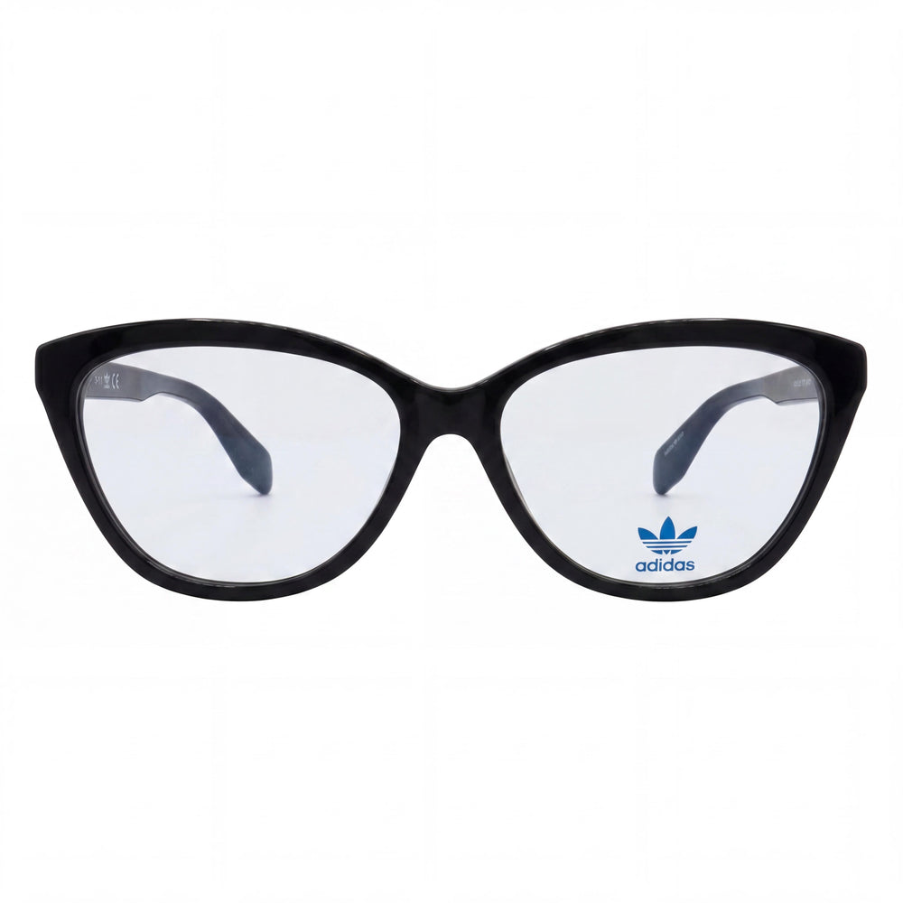 adidas Originals Or5013 Men's Sunglasses featuring Glossy Black Plastic Frame, Size 56-15-145