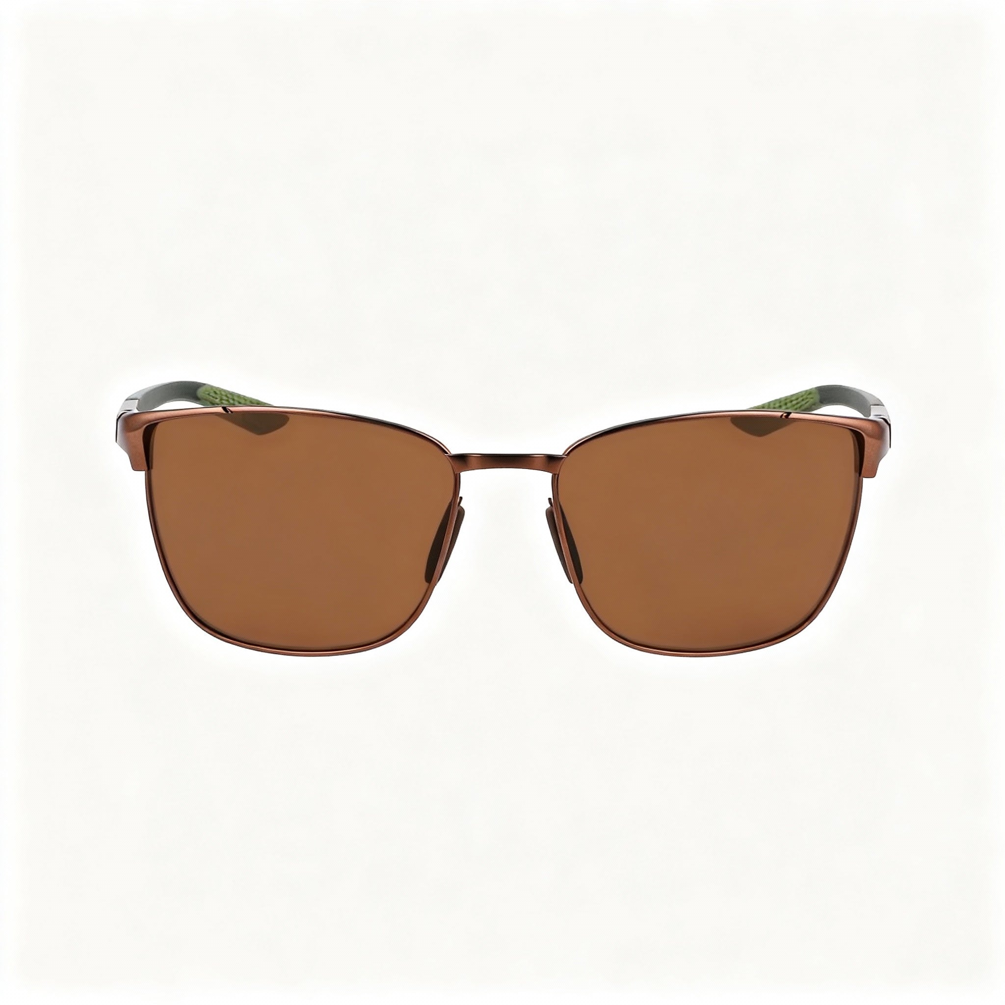 Nike Metal Fusion FV2377 Unisex Stainless Steel Sunglasses Multi-coloured Frame Sain Walnut Brown Lenses 55mm, Photo 3