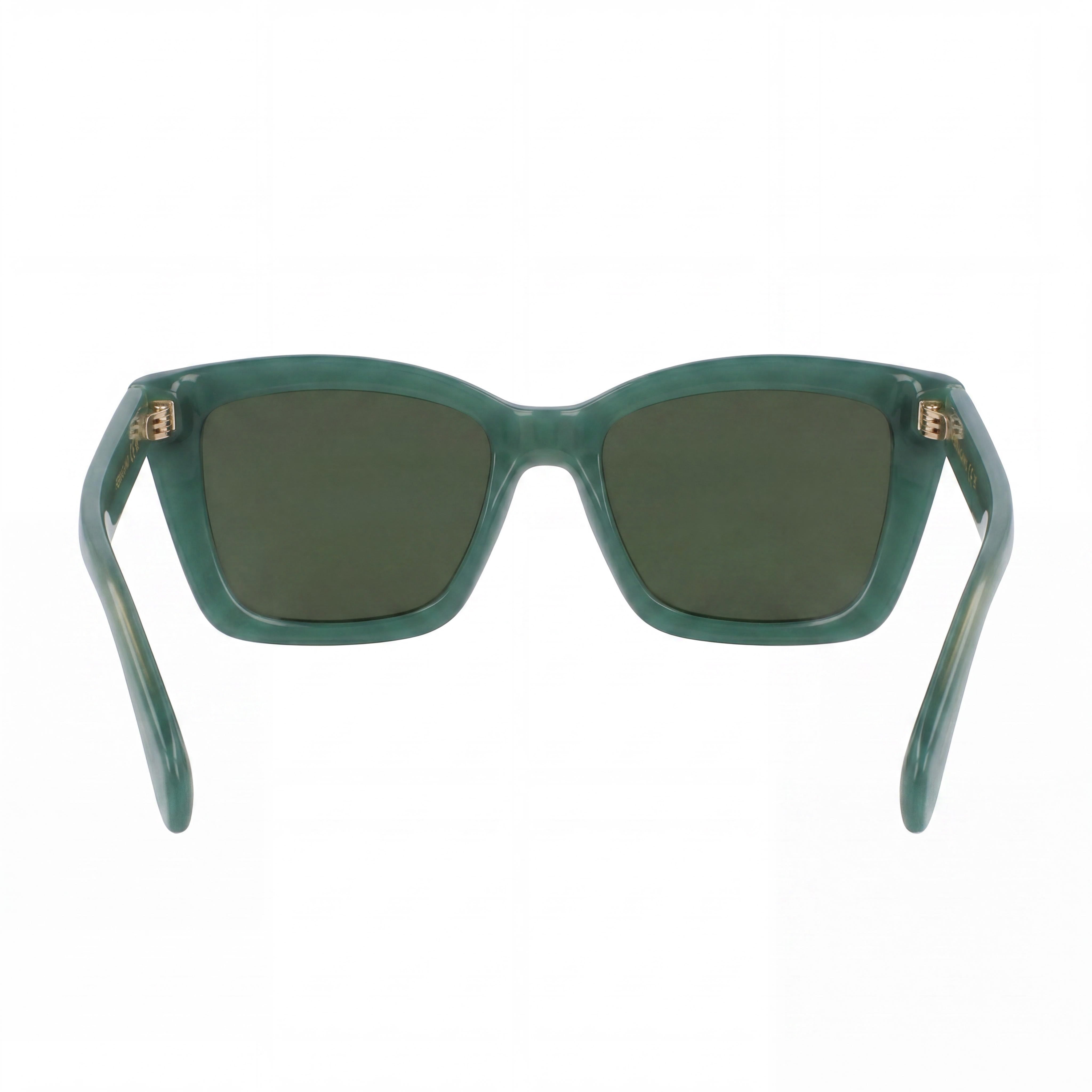 Ferragamo Sf2039se Armazón Unisex de Acetato, Verde Ópalo con Micas Verdes Sólidas, Tamaño 53-17-145, Photo 2