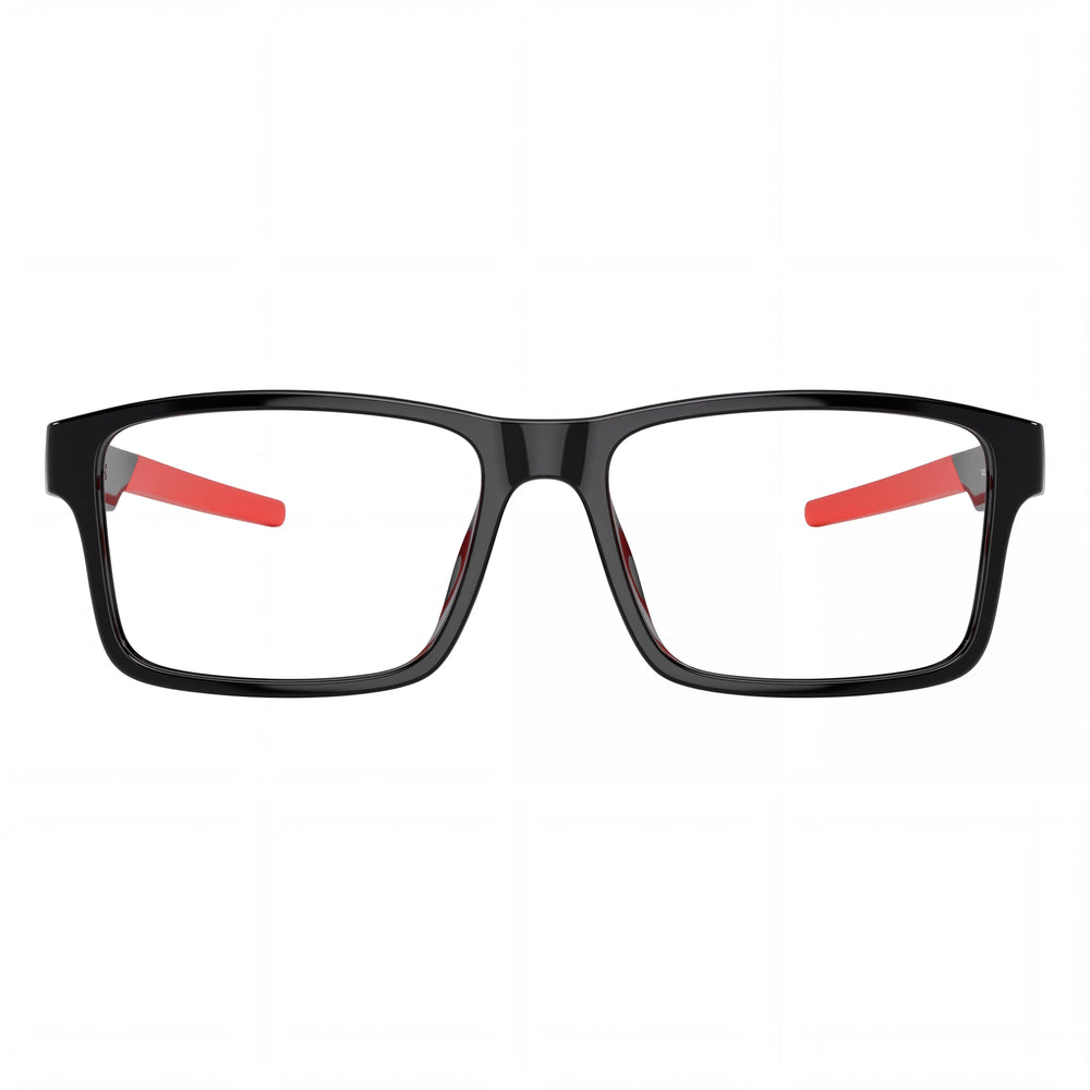 Gafas graduadas Scuderia Ferrari Fz8004u para mujer, de plástico negro, 55 mm