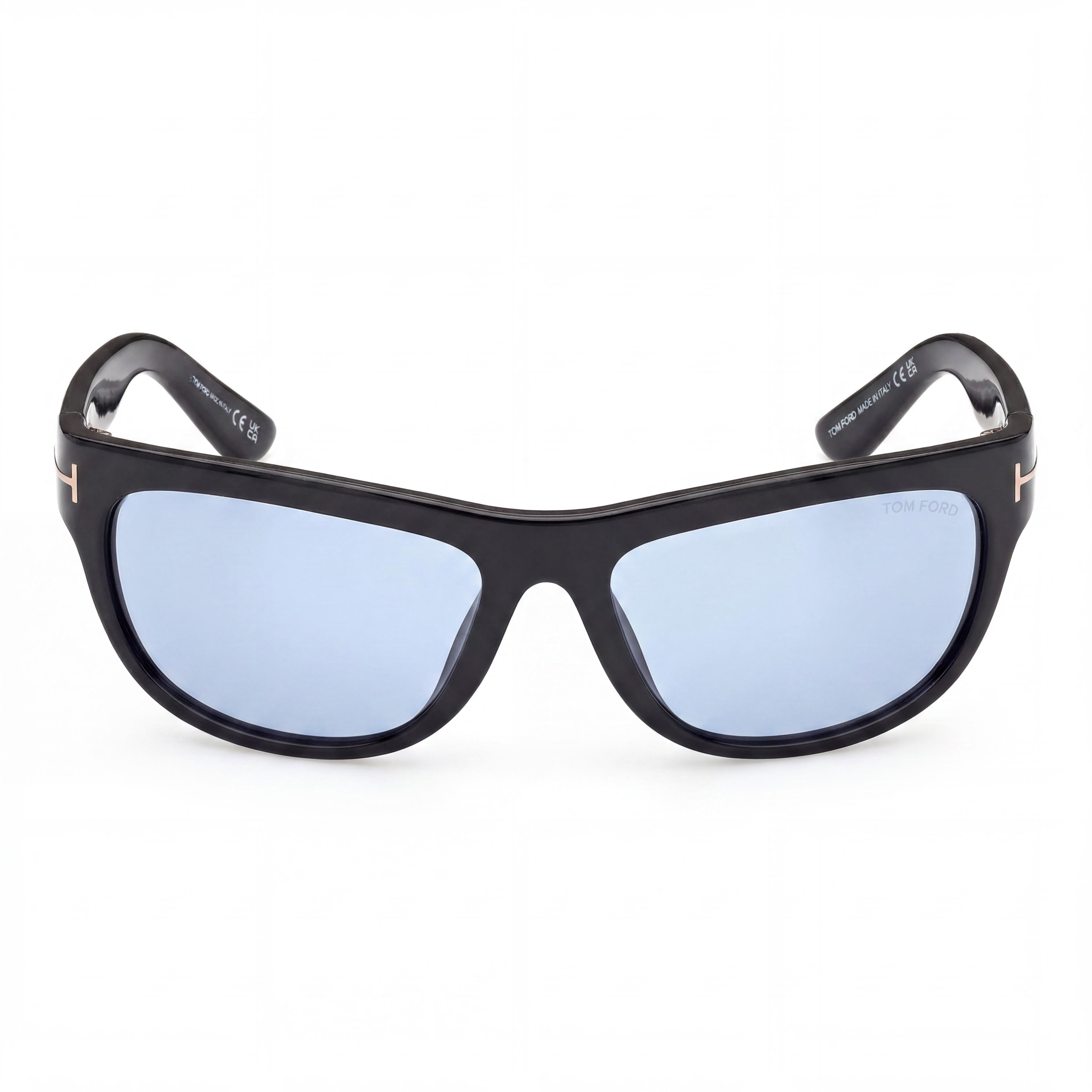 Marcolin Classic Unisex Injected Frame Black Sunglasses with Polycarbonate Black Lenses 62-17-120mm, Photo 2