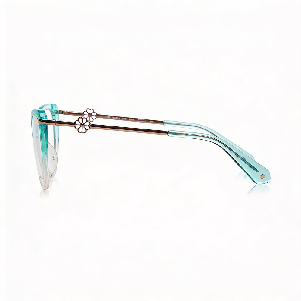 Gafas de sol Kate Spade New York FLAVIA IWB para mujer, montura de acetato, lentes de policarbonato verde y rosa, 51 mm
