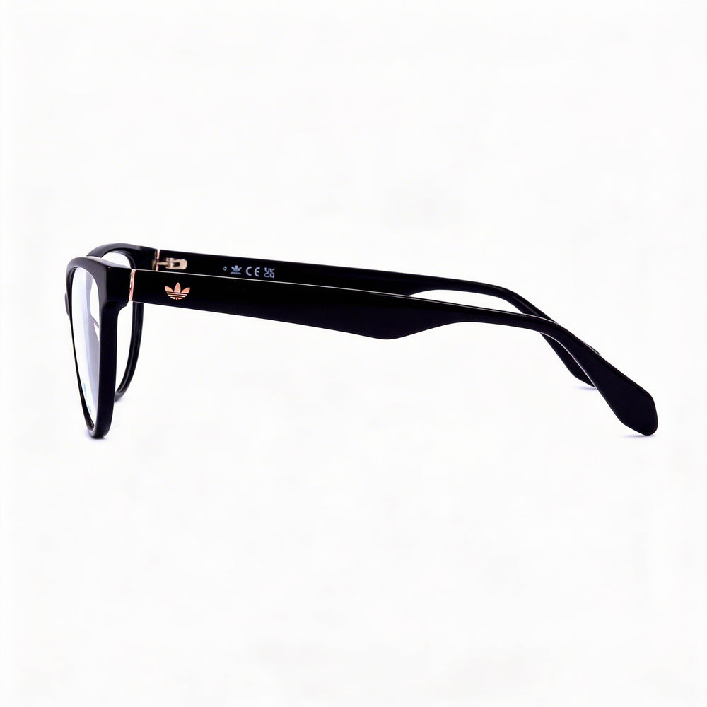 Gafas Adidas Originals Casual para hombre, montura de acetato negro brillante con lentes de policarbonato, 54 mm