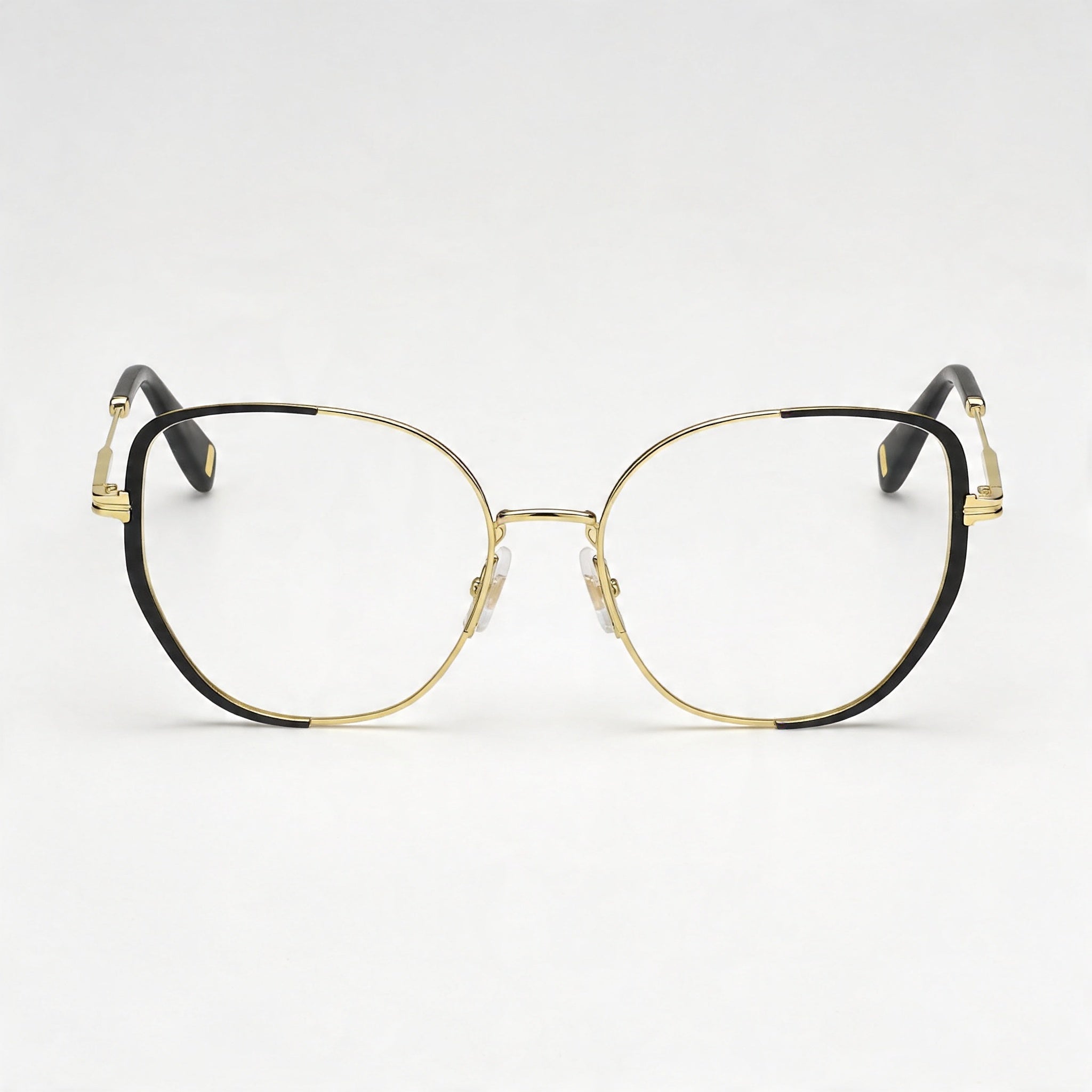 Marc Jacobs MJ 1103 Men’s Gold Black Stainless Steel Sunglasses, Multicolor Polycarbonate Lenses, 55mm, Photo 2