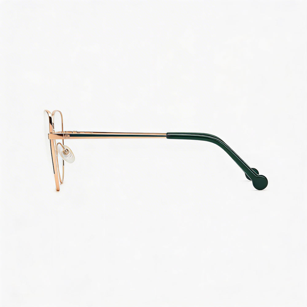Carolina Herrera Her 0209 Women's Metal Frame Gold Green Non-Polarised Polycarbonate Sunglasses 56mm
