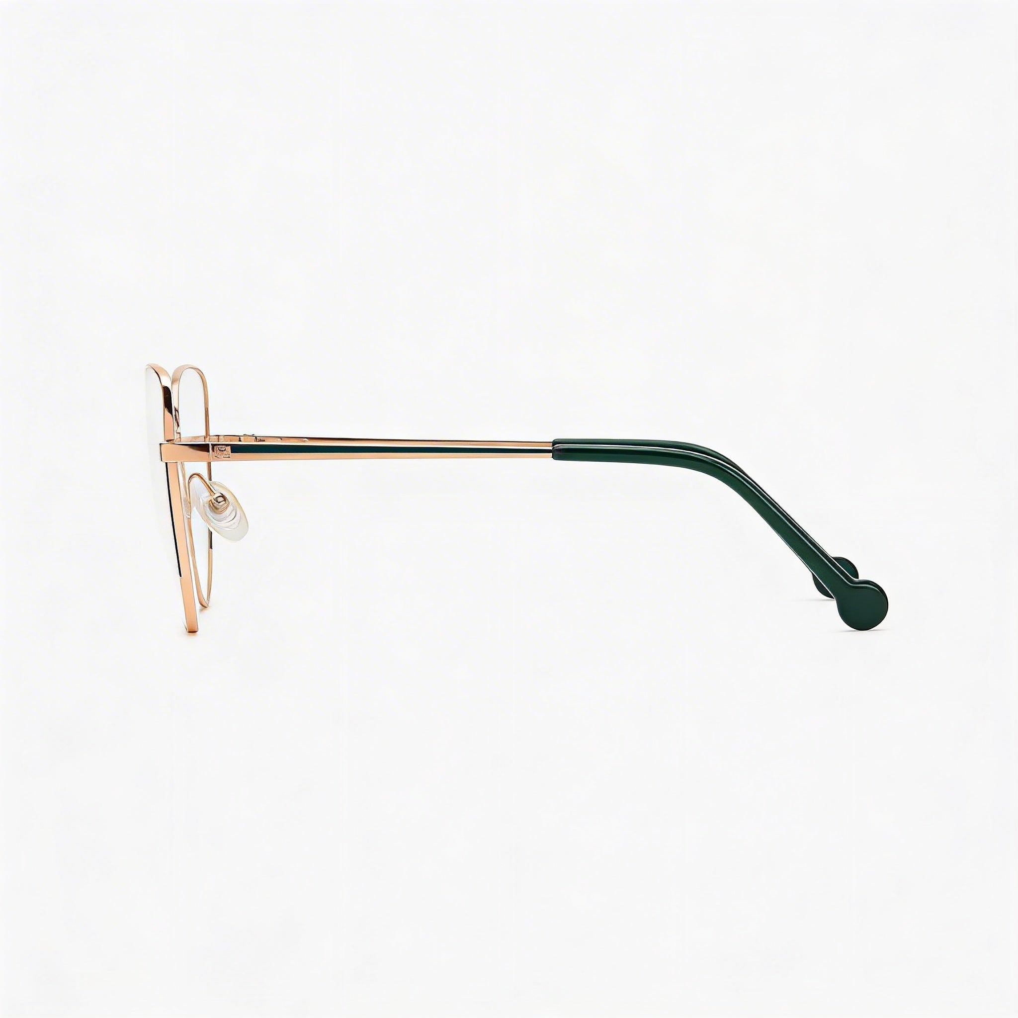 Carolina Herrera Her 0209 Women's Metal Frame Gold Green Non-Polarised Polycarbonate Sunglasses 56mm, Photo 3