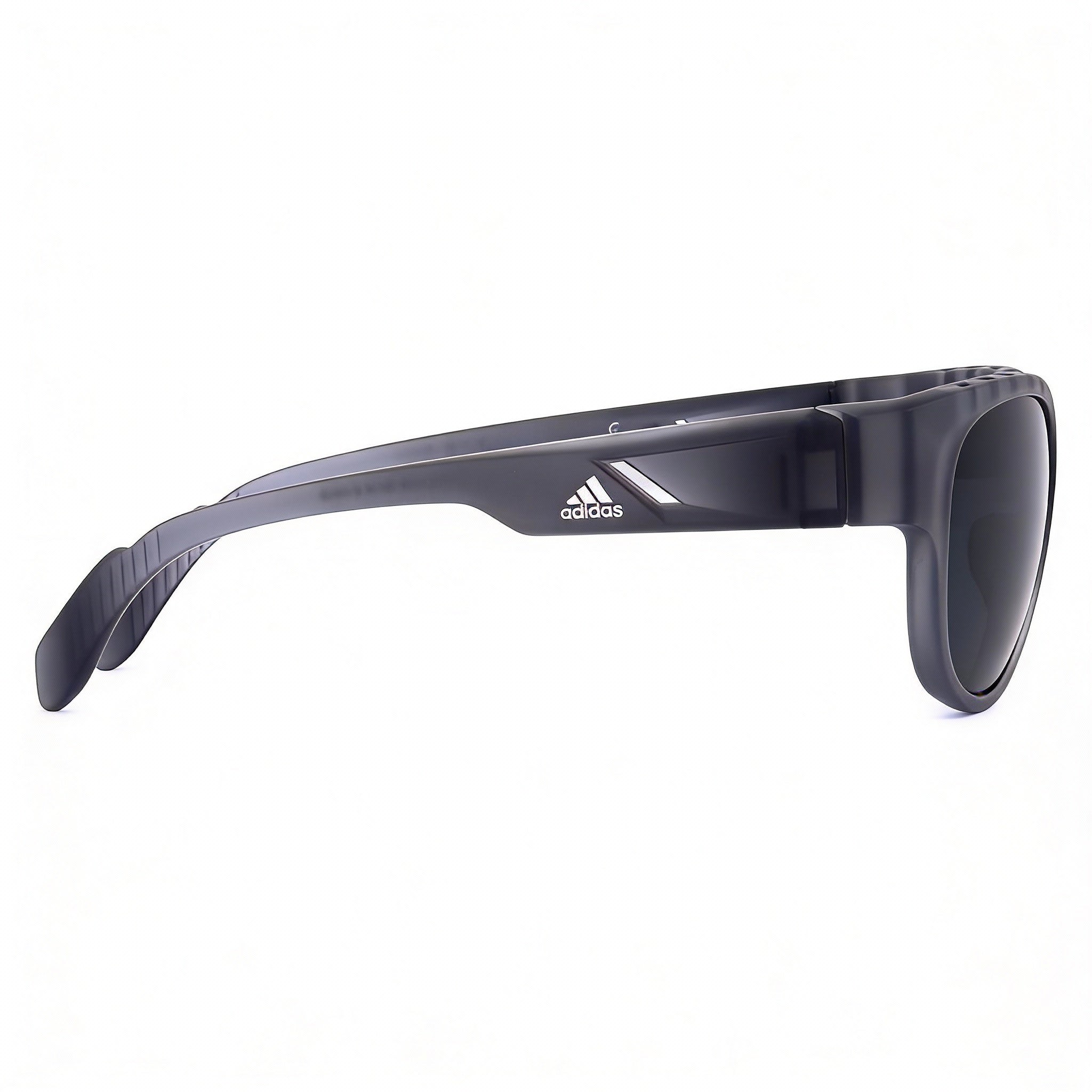 Gafas de sol unisex adidas Casual, montura de plástico gris, lentes ahumadas no polarizadas de 55 mm con protección UV, Photo 3