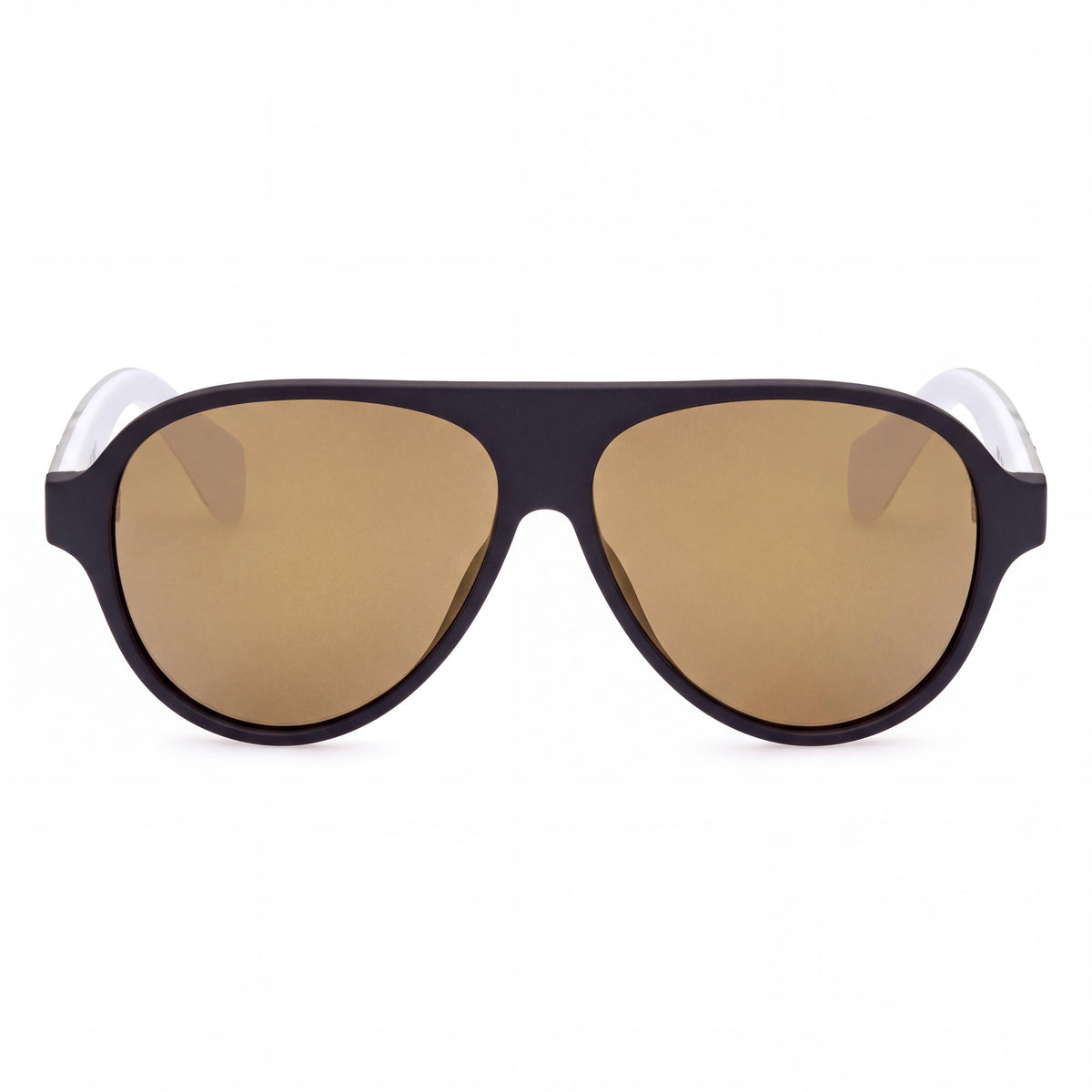 adidas Originals Contemporary Men’s Sunglasses, Matte Black INJECTED Frame, Brown Mirror UV Protected Lenses 57-12-145, Photo 2