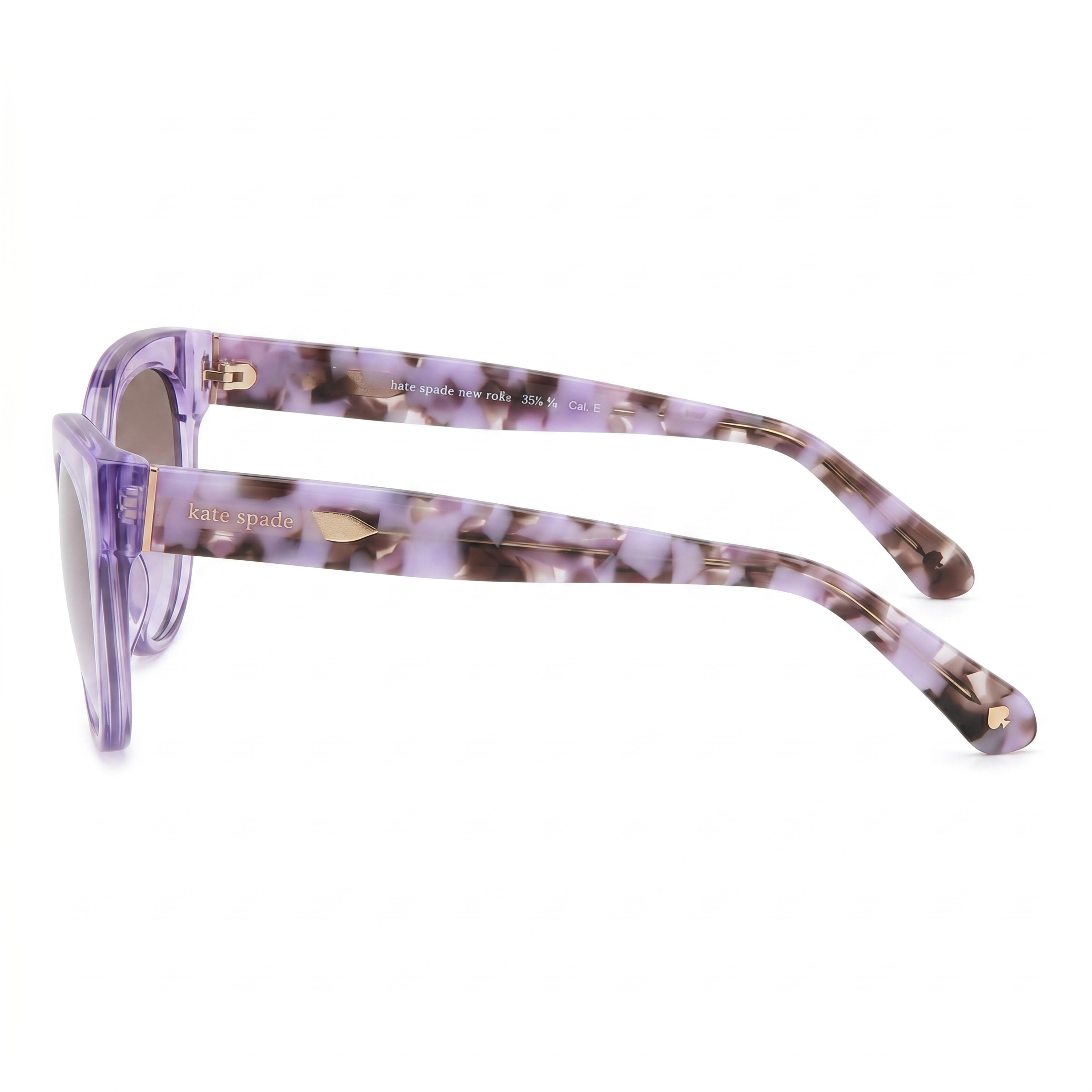 kate spade new york Javana/G/S Women's Violet Acetate Frame Non- Brown Violet Doubleshade Lens Sunglasses 53mm, Photo 3
