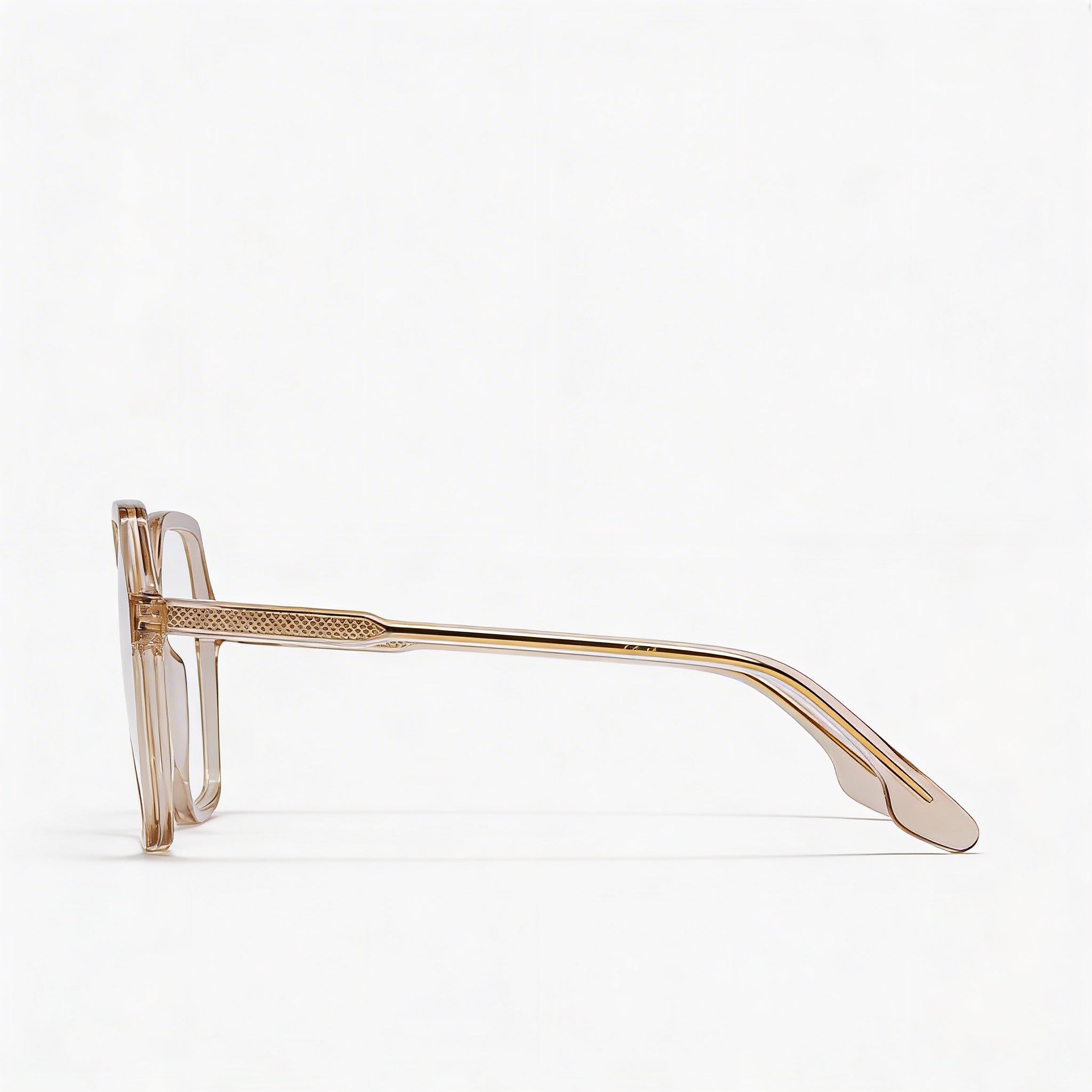 Victoria Beckham Vb2650 Women's Ophthalmic Eyeglasses in Transparent Beige, Lens 57mm, Bridge 15mm, Temple 140mm, Photo 3
