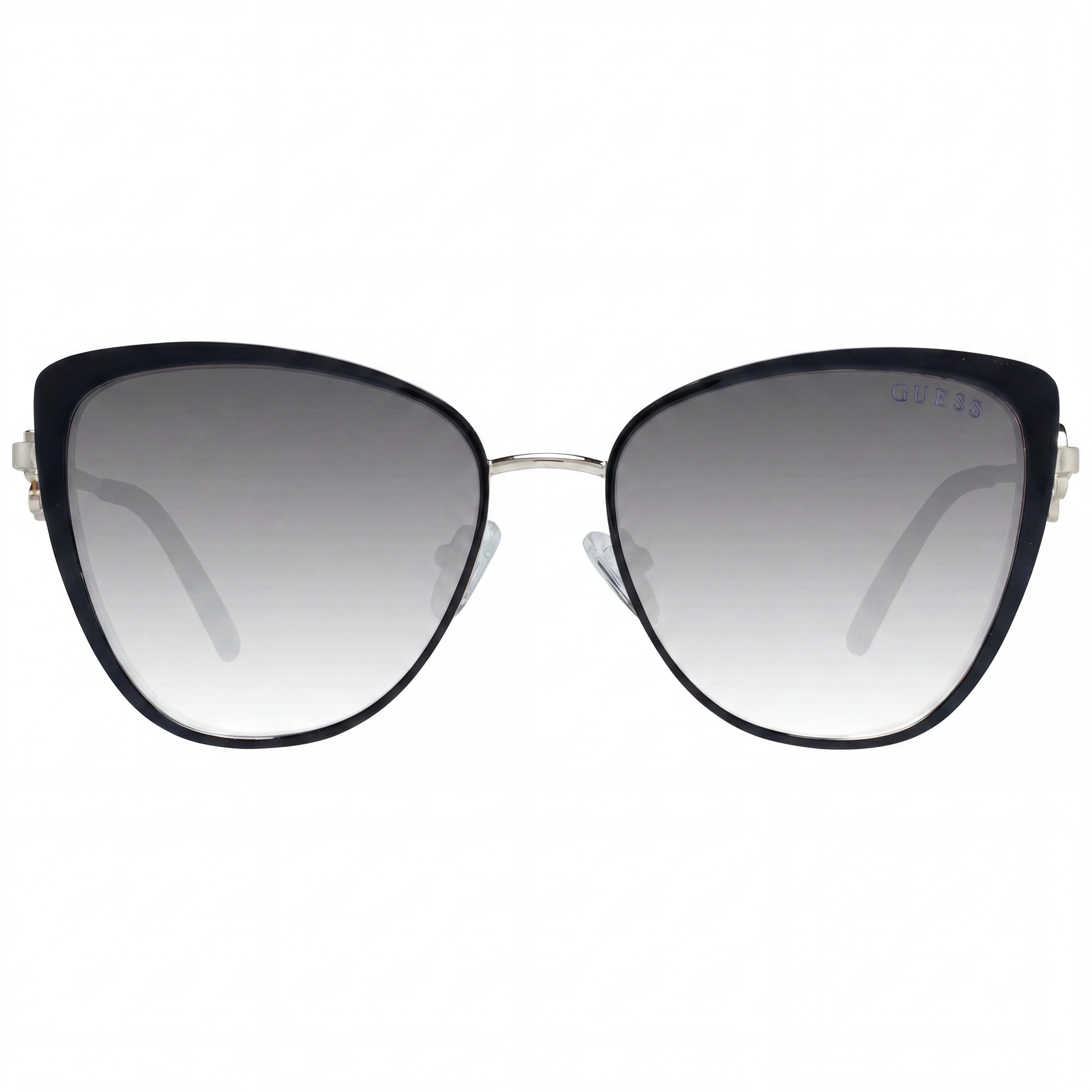 Guess GF6141 01B Shiny Black Cat Eye Sunglasses Unisex, 56mm, Photo 2