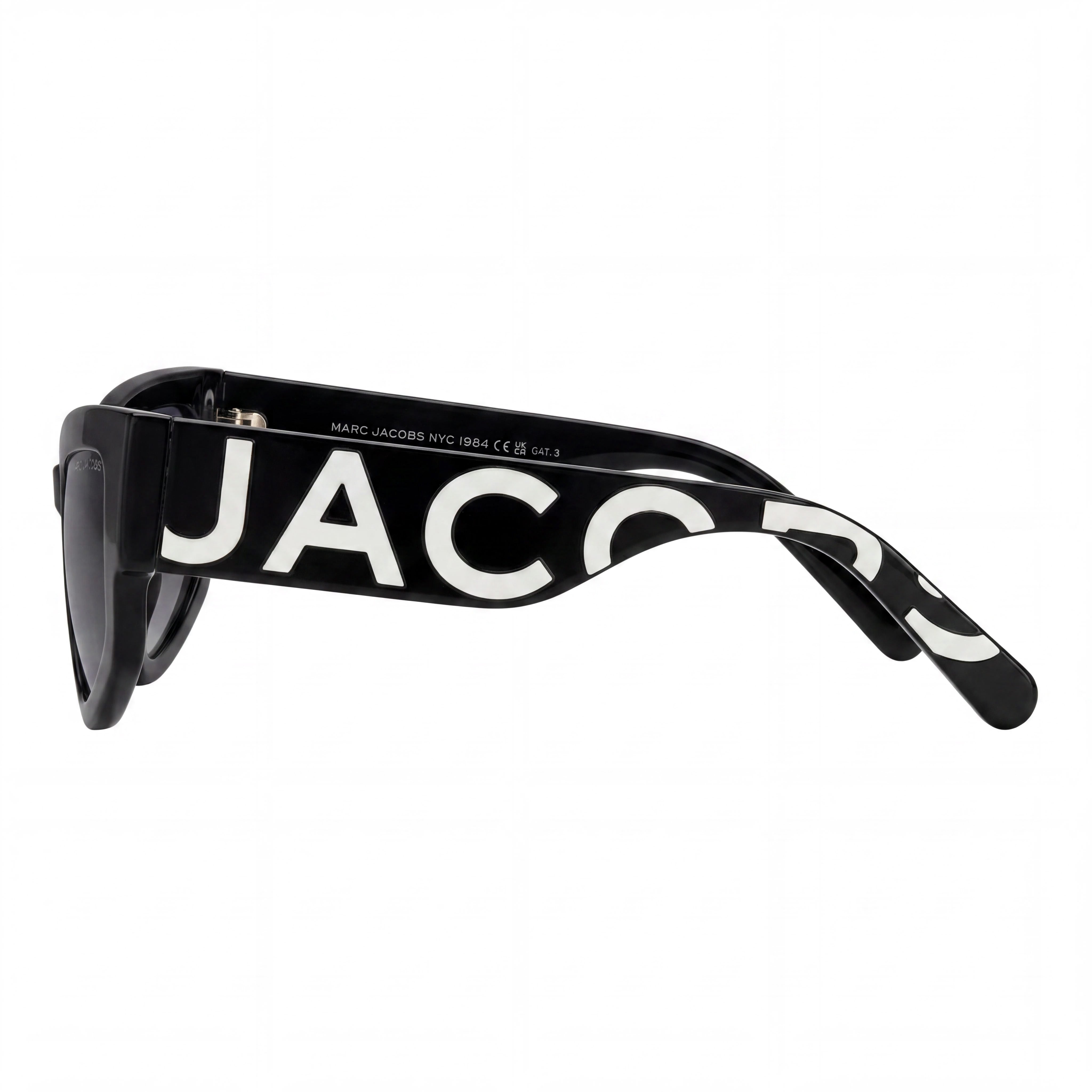 Marc Jacobs MARC 796/S Men's Casual Polyamide Black Beige Dark Grey Shaded Sunglasses 100% UV Protection 55mm, Photo 3