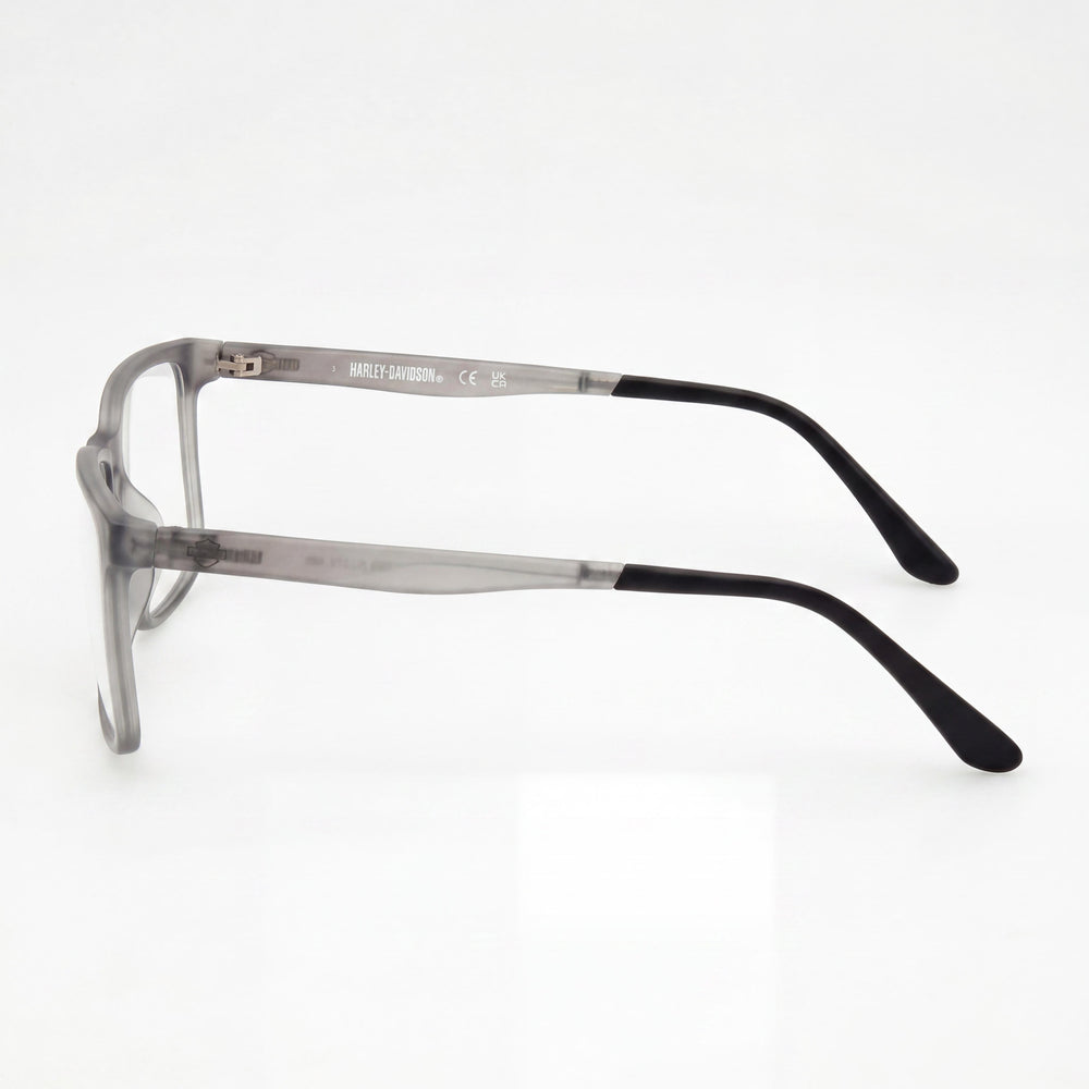Harley-Davidson Hd50021 Men's Matte Grey Injected Ophthalmic, Multicoloured Polycarbonate 57mm Eyeglasses