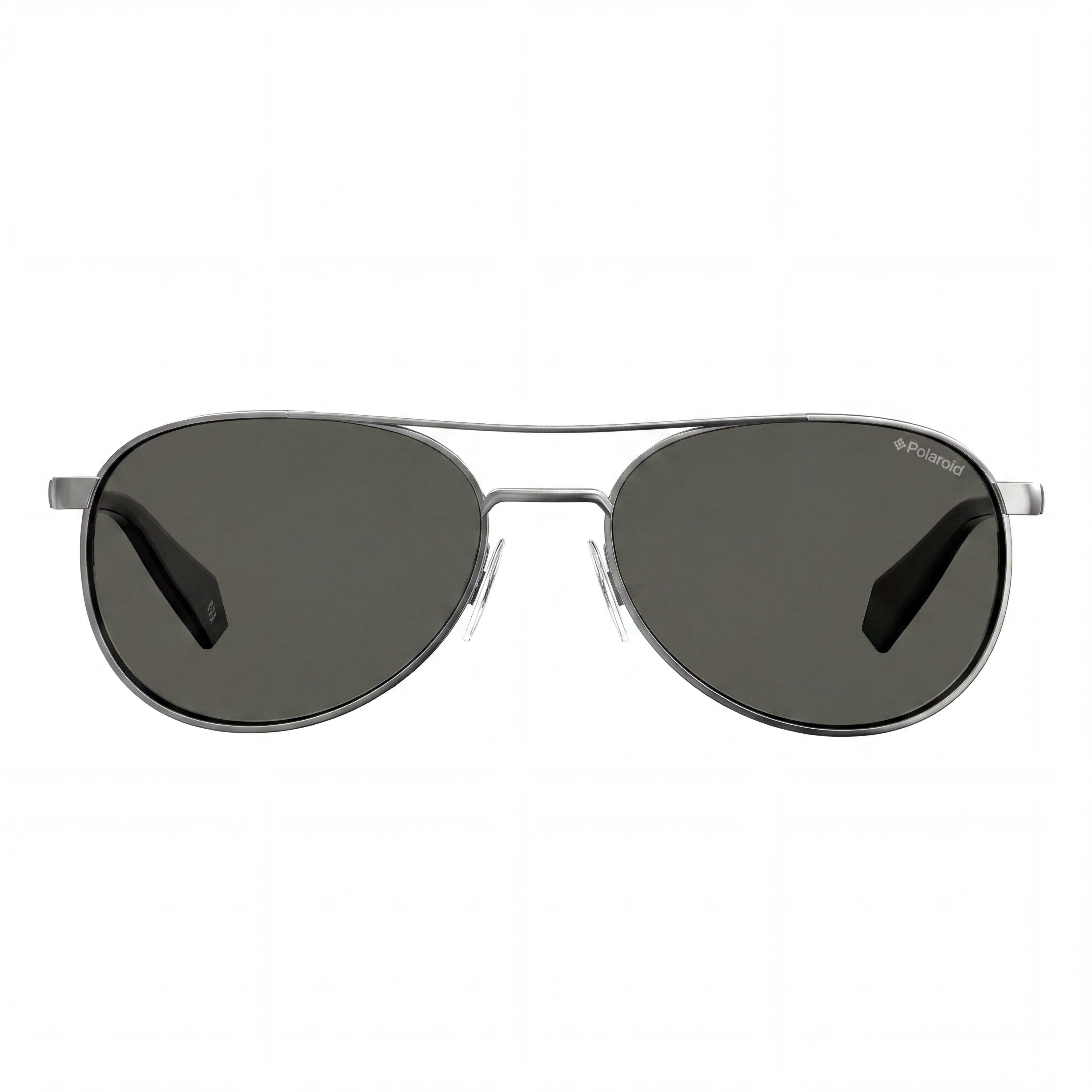 Polaroid Pld 6070/S/X Women's Pilot Stainless Steel Ruthenium Polarized Grey UV Protection 56mm Sunglasses, Photo 2