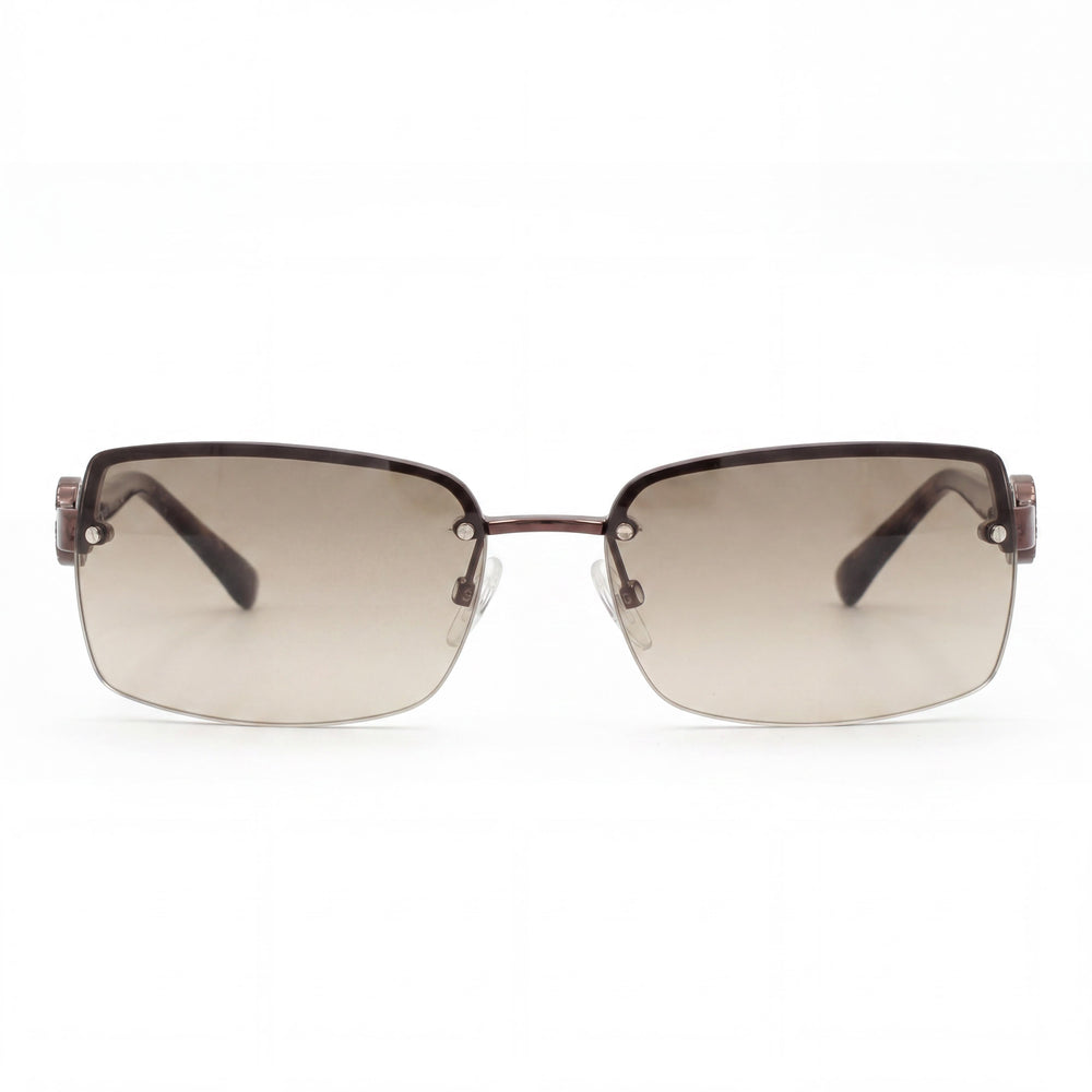 Gafas casuales Marc Jacobs para mujer, montura de metal negro dorado, lentes de policarbonato, 54 mm