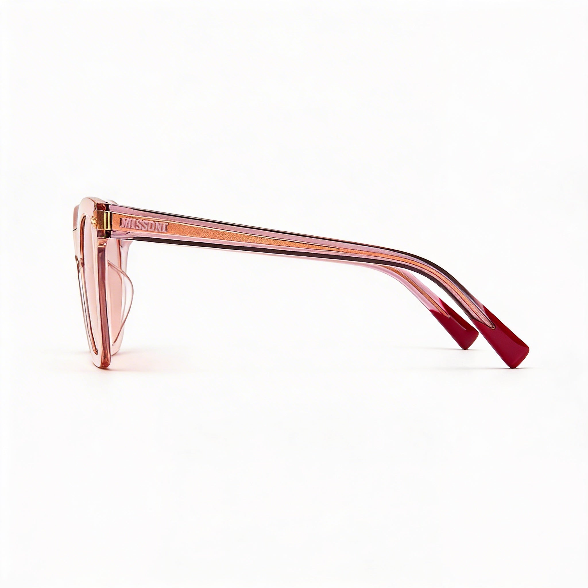 M Missoni Classic Women's Nude Brown Acetate Sunglasses 51, Photo 3