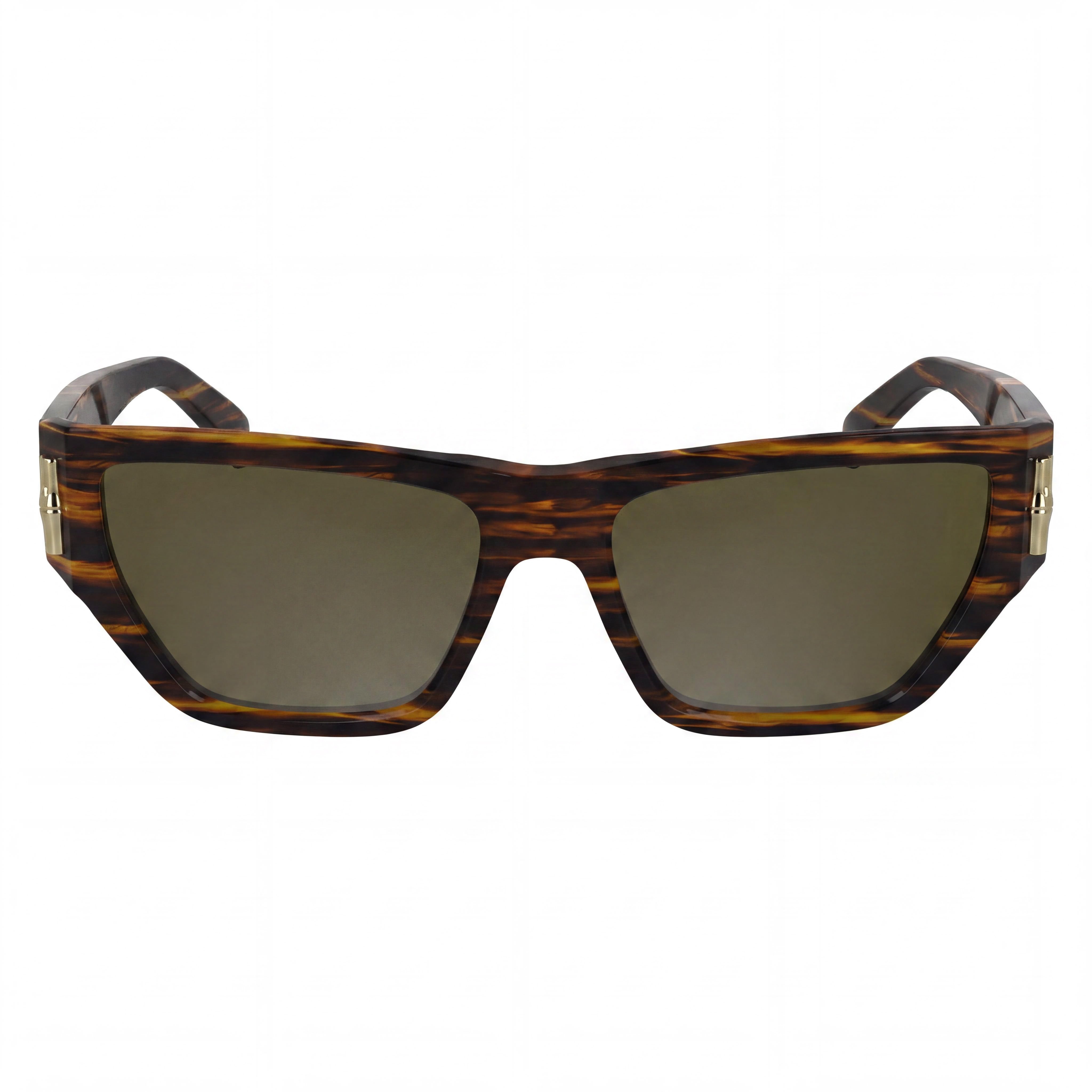 Longchamp LO774S Striped Brown Square Sunglasses for Men, 54mm, Photo 2