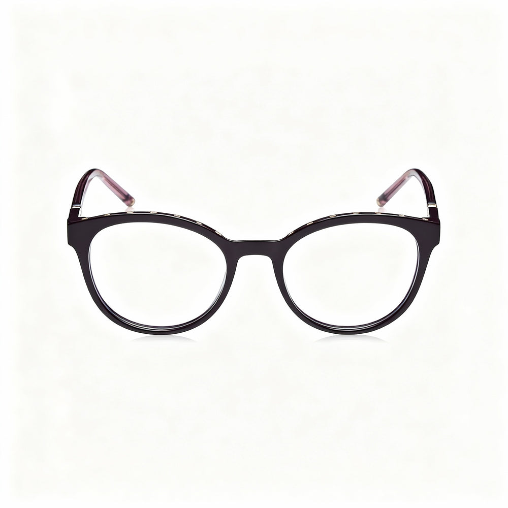 Escada Classical Women's Reading Glasses, crafted with a Violet Acetate Frame, Size 53-19-140mm