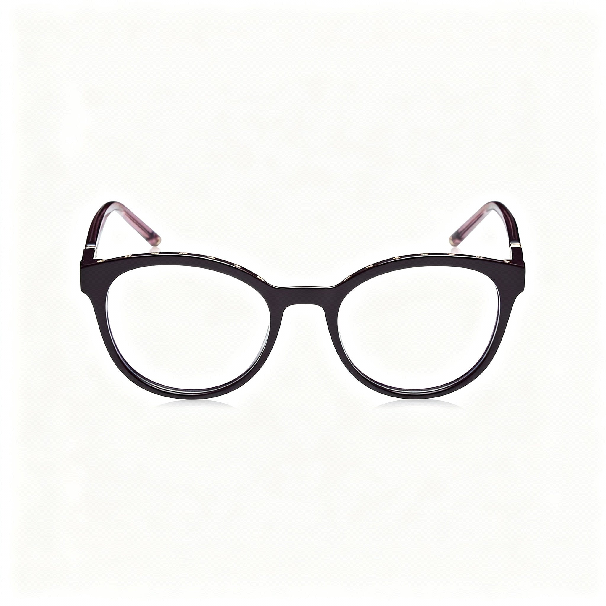 Escada Classical Women's Reading Glasses, crafted with a Violet Acetate Frame, Size 53-19-140mm, Photo 3