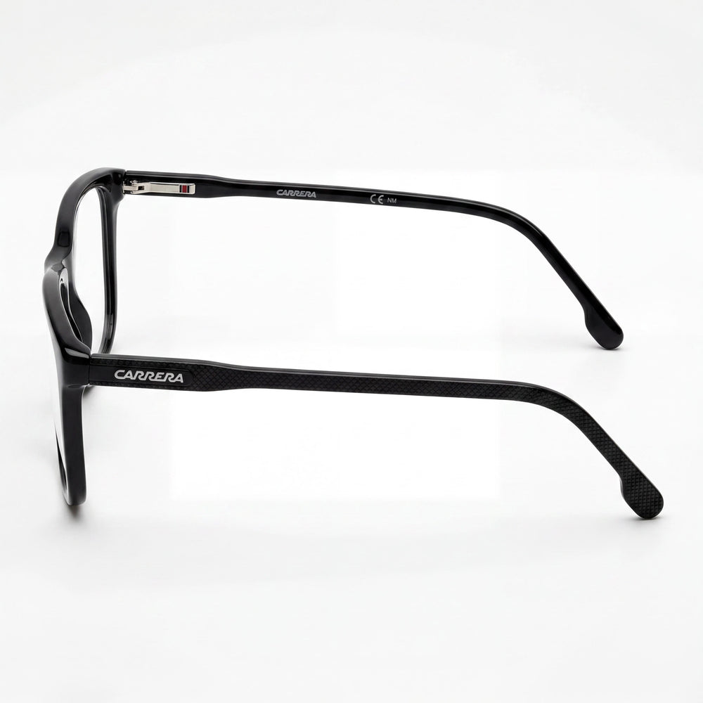 Carrera Carrera 263 Unisex Black Plastic Rectangle Prescription-Ready Eyeglasses 55-17-145