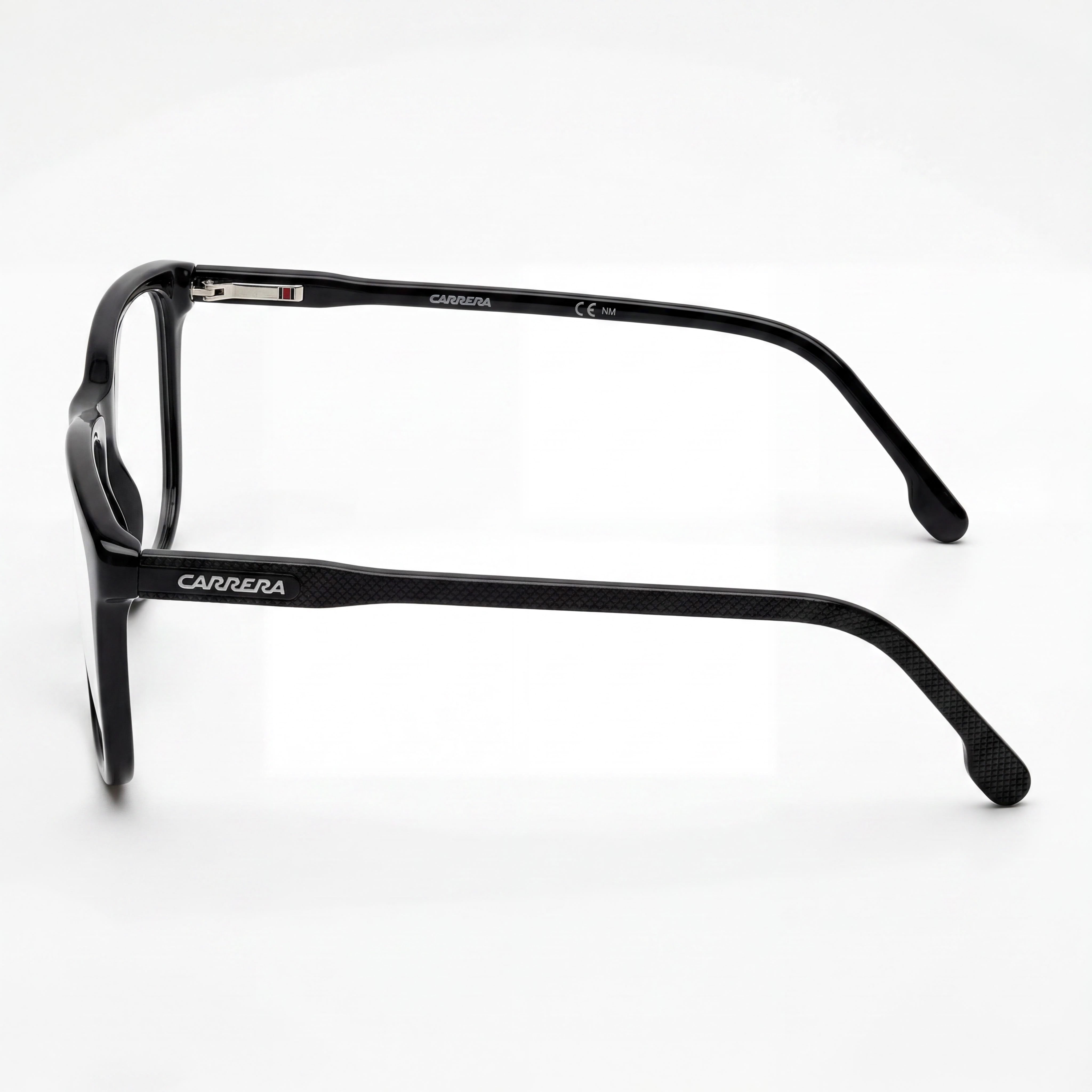 Carrera Carrera 263 Unisex Black Plastic Rectangle Prescription-Ready Eyeglasses 55-17-145, Photo 2