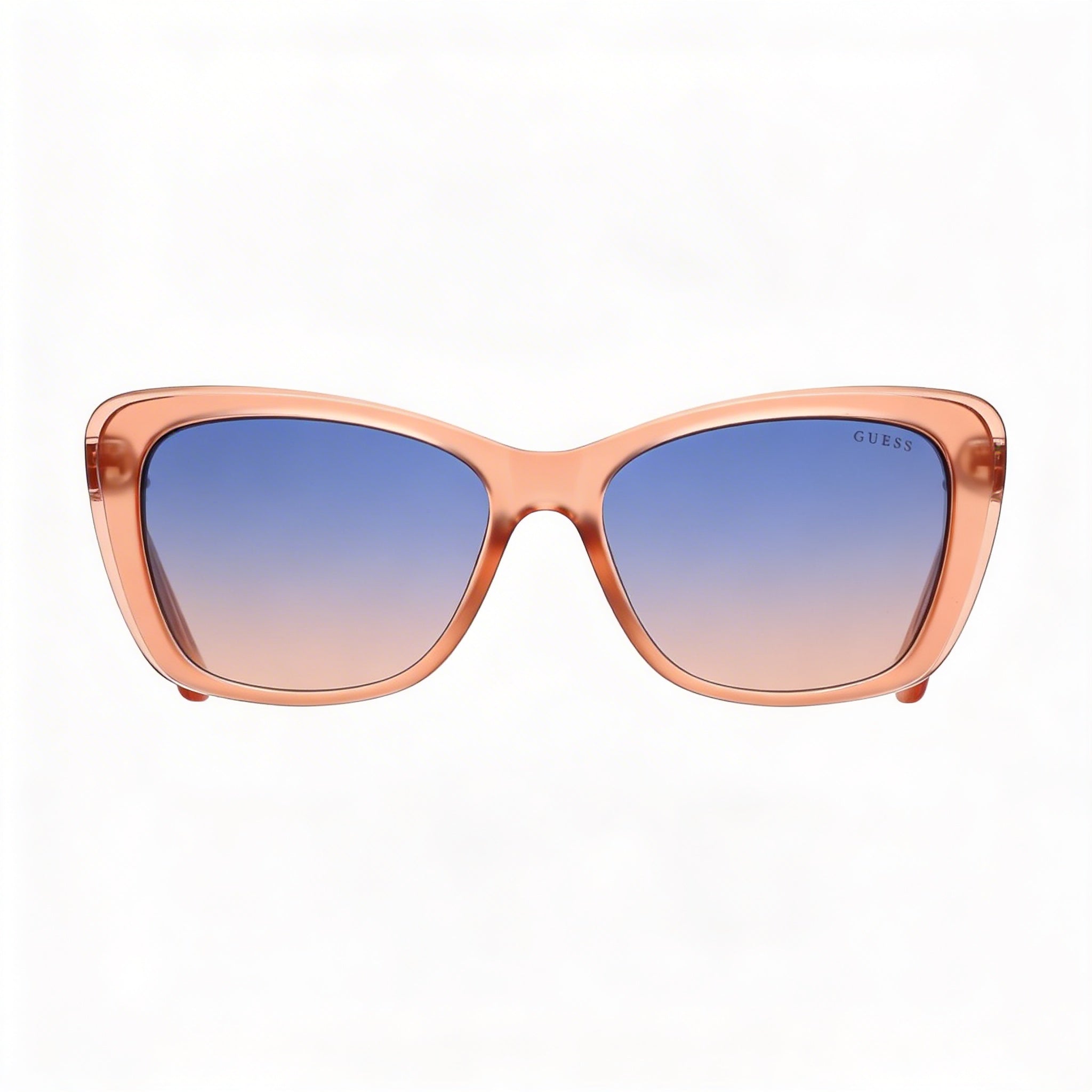 GUESS GU7774 Women's Cat Eye Pink Plastic Frame Blue Gradient UV Protected Sunglasses 55mm, Photo 3