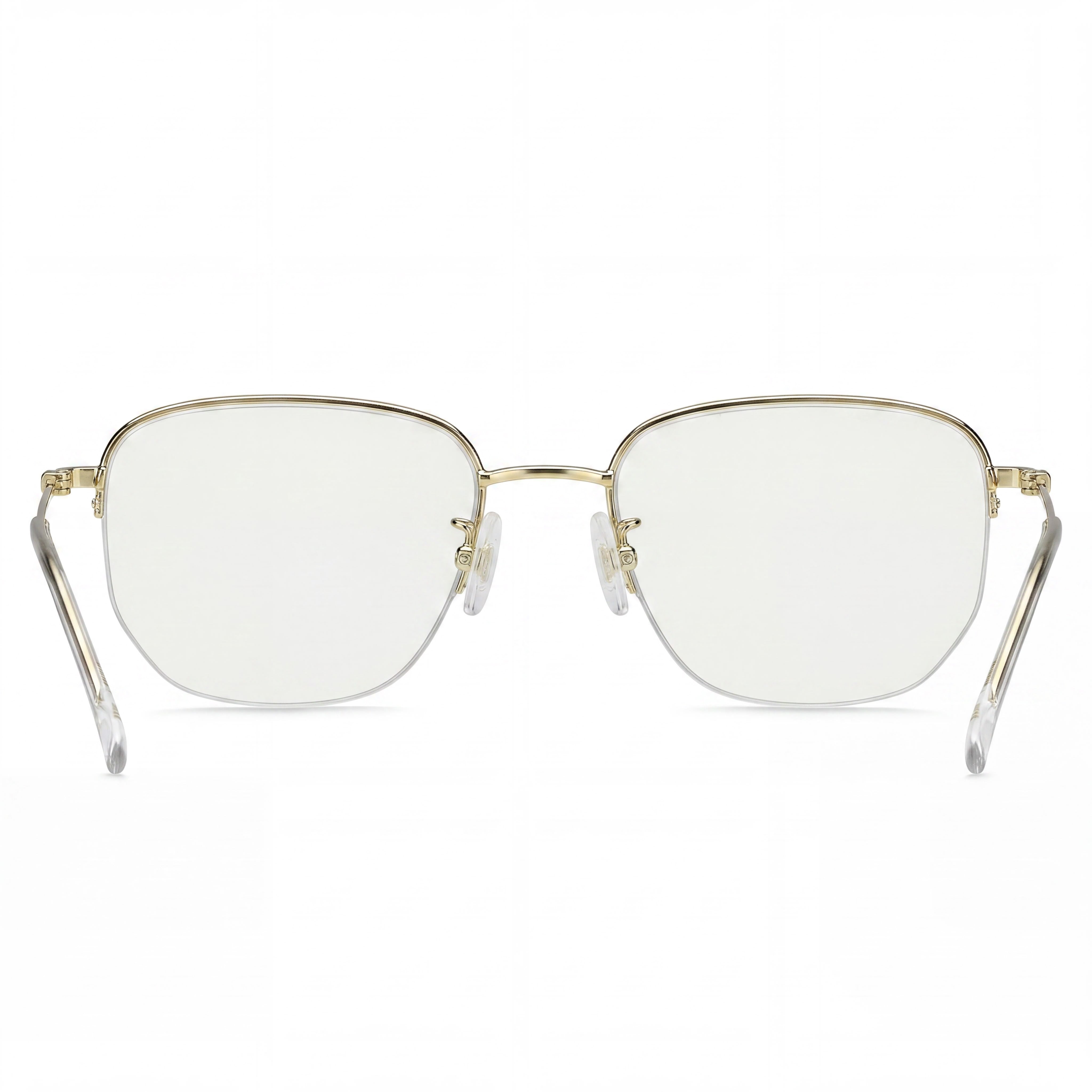 Gafas Hugo Boss de Estilo Casual Unisex Montura de Acero y Aleación Dorada Lente de Policarbonato No Polarizada Lente de 54 mm, Photo 2