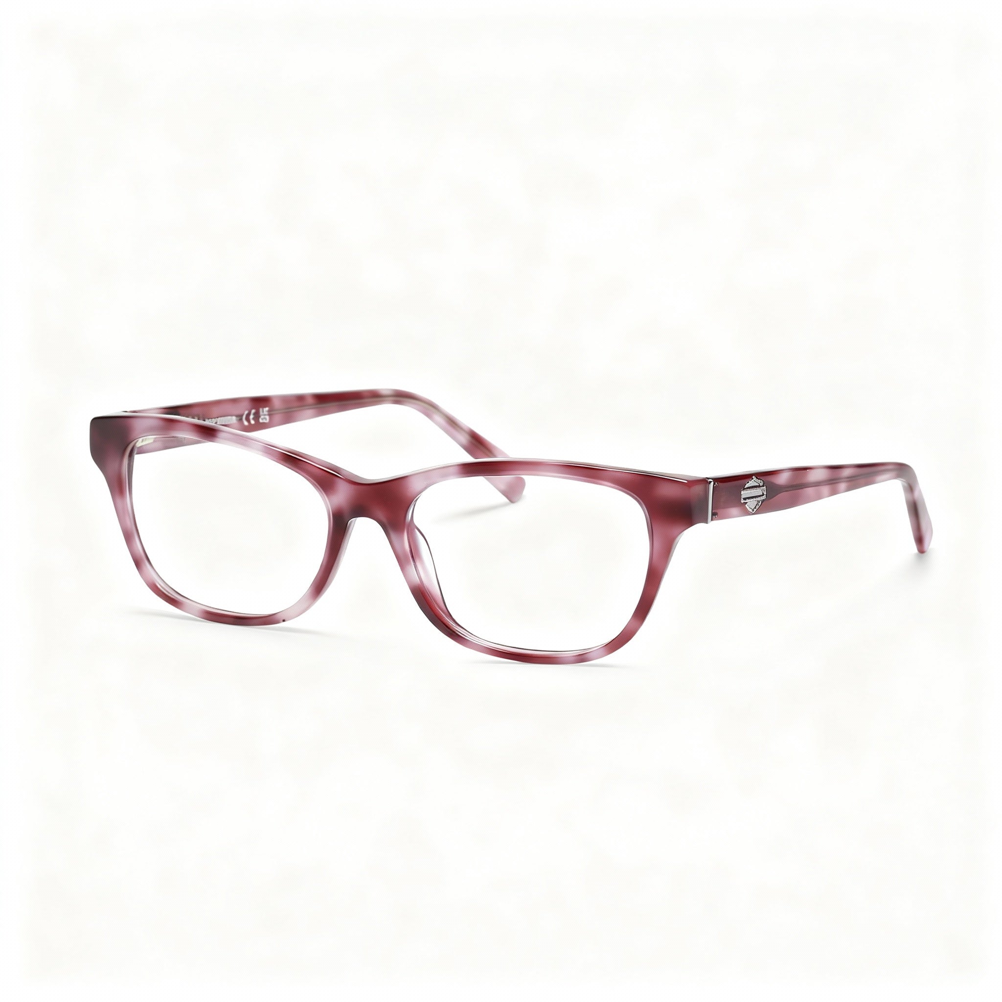 Harley-Davidson Hd0574 Unisex Plastic Eyeglasses, Bordeaux, 100% UV Protection, 52-16-140, Photo 3