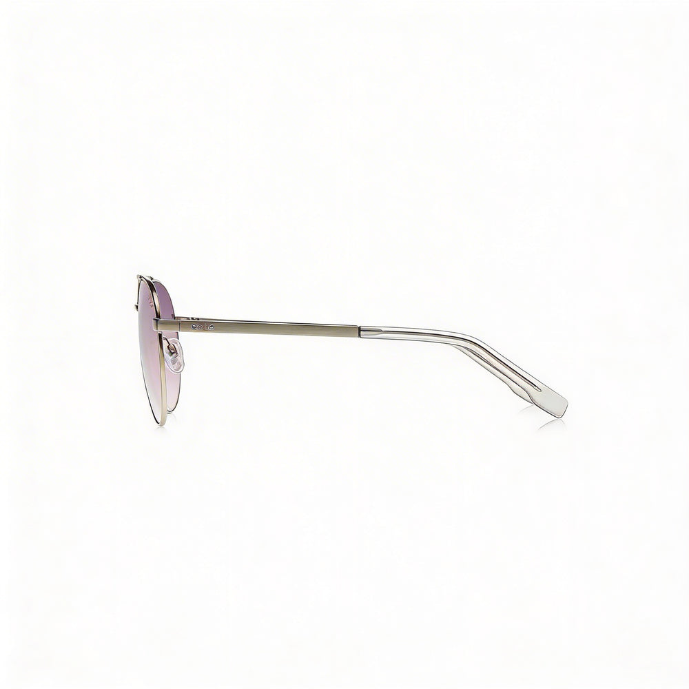 Bollé Tns Gradient Pink Cat 2 Unisex Shiny Silver Plastic Frame UV Protection Sunglasses 49mm