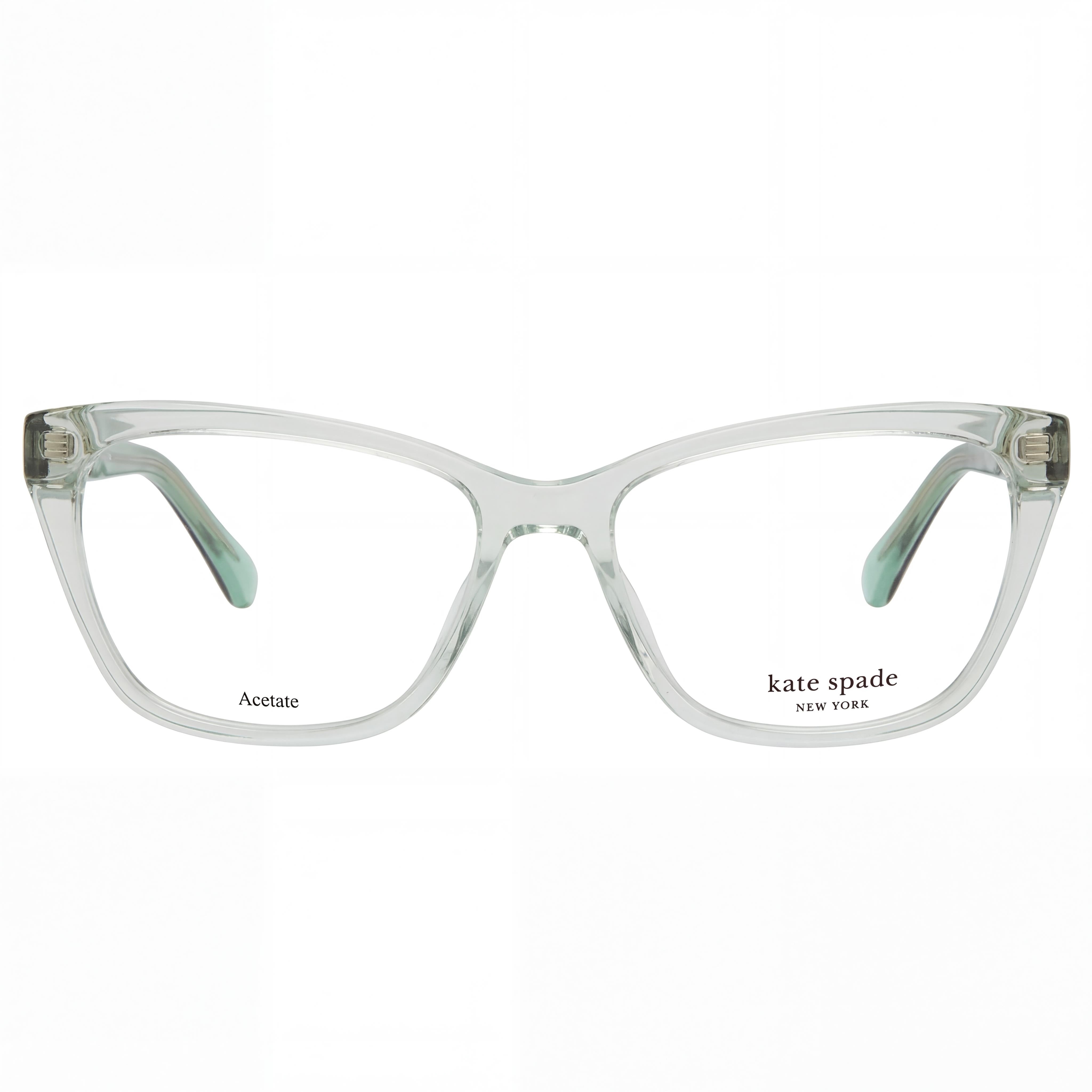 kate spade new york Modern Collection Women's Green Acetate Frame Sunglasses with 53mm Polycarbonate Lenses, Photo 2