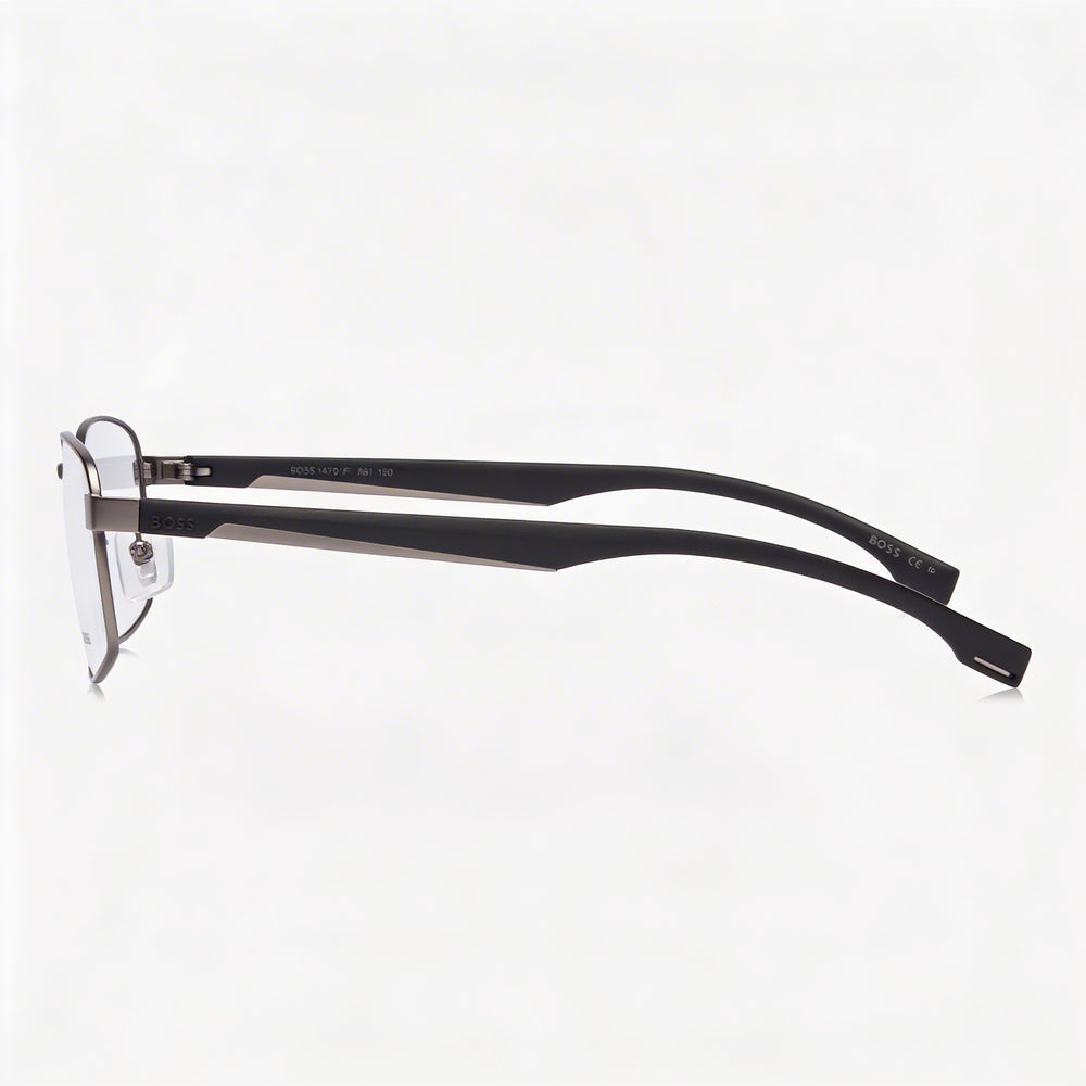 BOSS Audio Systems Boss 1470/F Unisex Eyewear with Metal Frame, Polycarbonate Lenses, Matte Ruthen 57mm