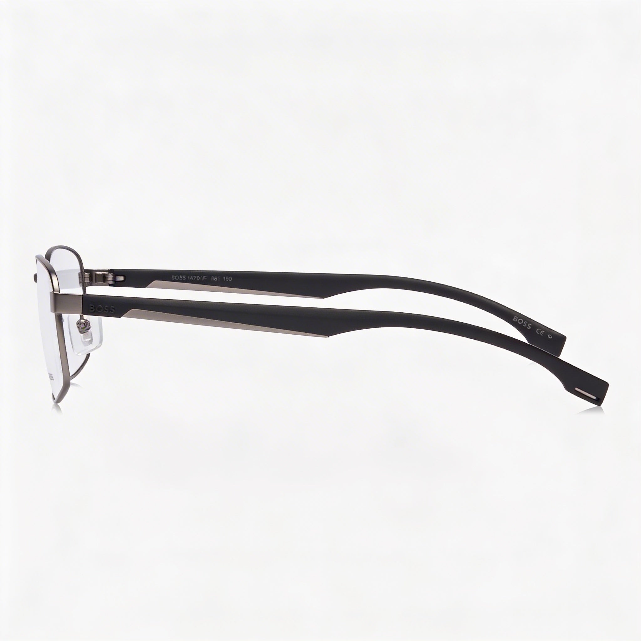 BOSS Audio Systems Boss 1470/F Unisex Eyewear with Metal Frame, Polycarbonate Lenses, Matte Ruthen 57mm, Photo 3