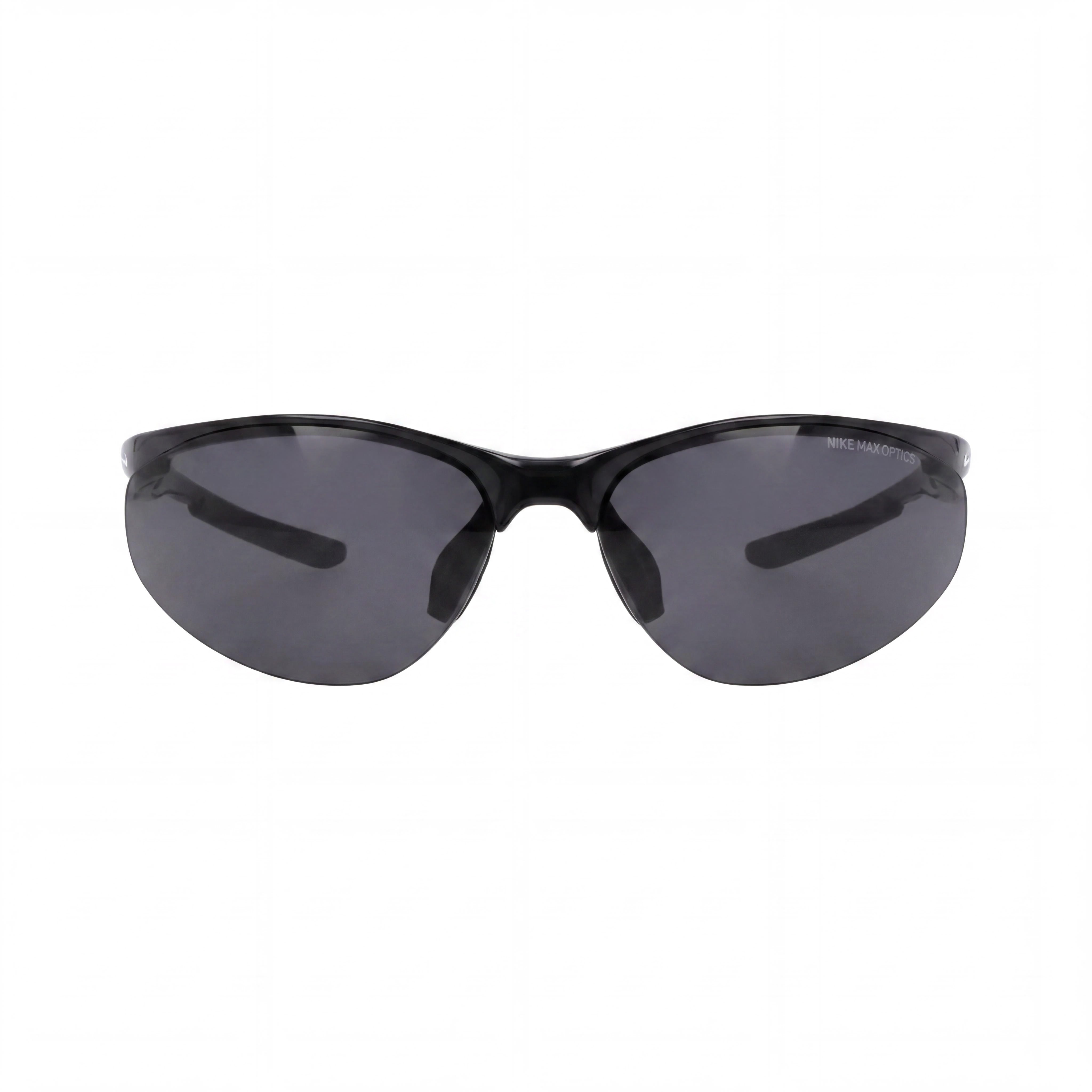 Nike NIKE AERIAL DZ7352 Gafas de sol unisex envolventes negras, gris oscuro, aleación de acero, sin polarizar, protección UV, 69 mm, Photo 2