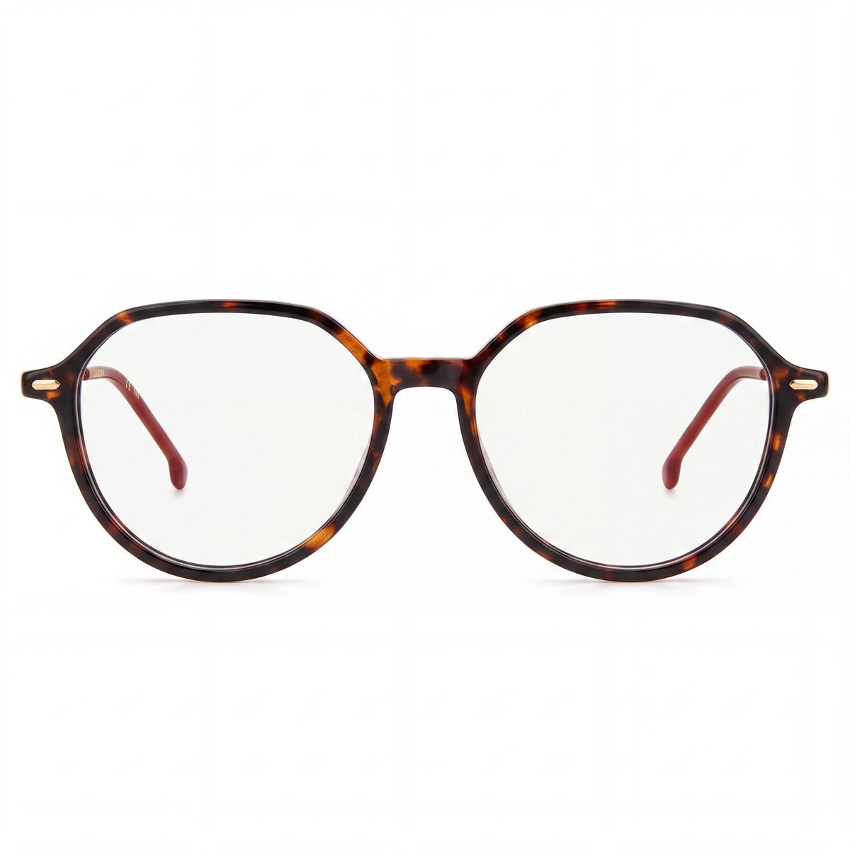 Carrera Carrera 2044t Gafas de hombre modernas de propionato, montura roja Habana, lentes de policarbonato 50mm, Photo 2