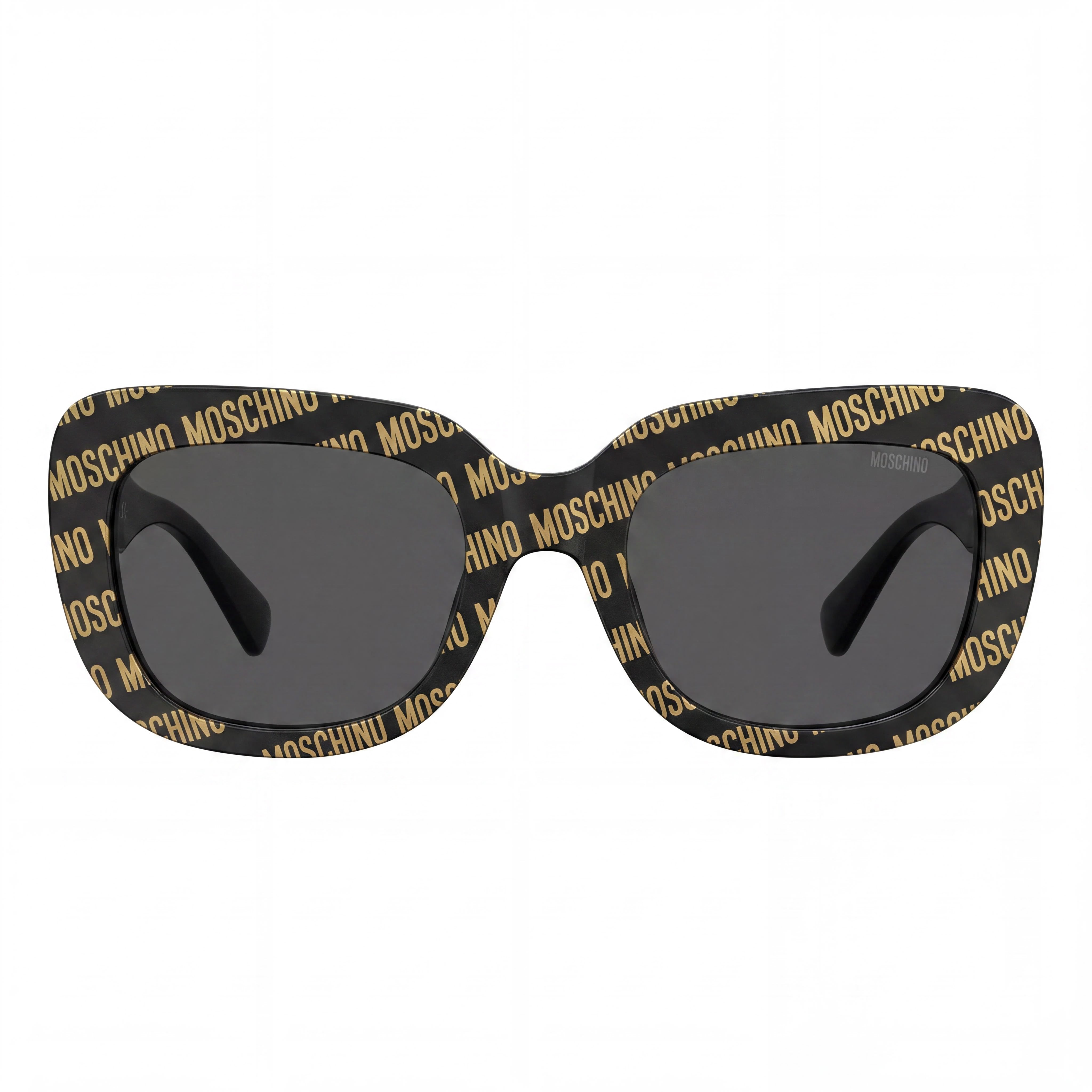 Gafas de sol Moschino MOS132/S para mujer con montura de plástico con diseño de mariposa, lentes negras, 100 % UV, 53 mm, Photo 2