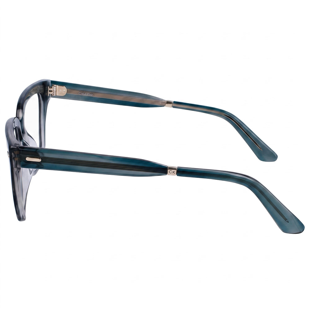 Calvin Klein Ck22539 Unisex Sunglasses with Multicolored Metal Frame and Petrol Polarized Lenses 54mm