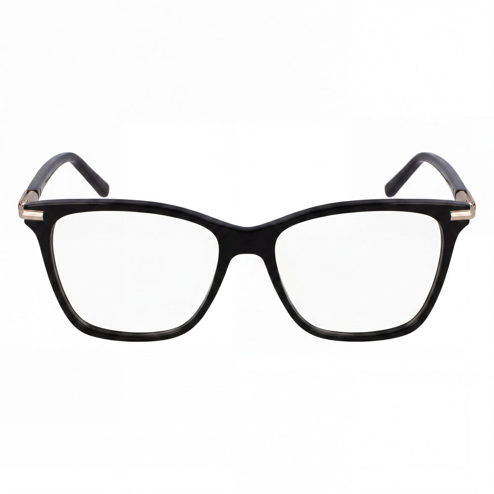 Ferragamo Sf3013 Women's Black White Acetate/Metal Frame Optical Eyeglasses, Size 53-15-140mm