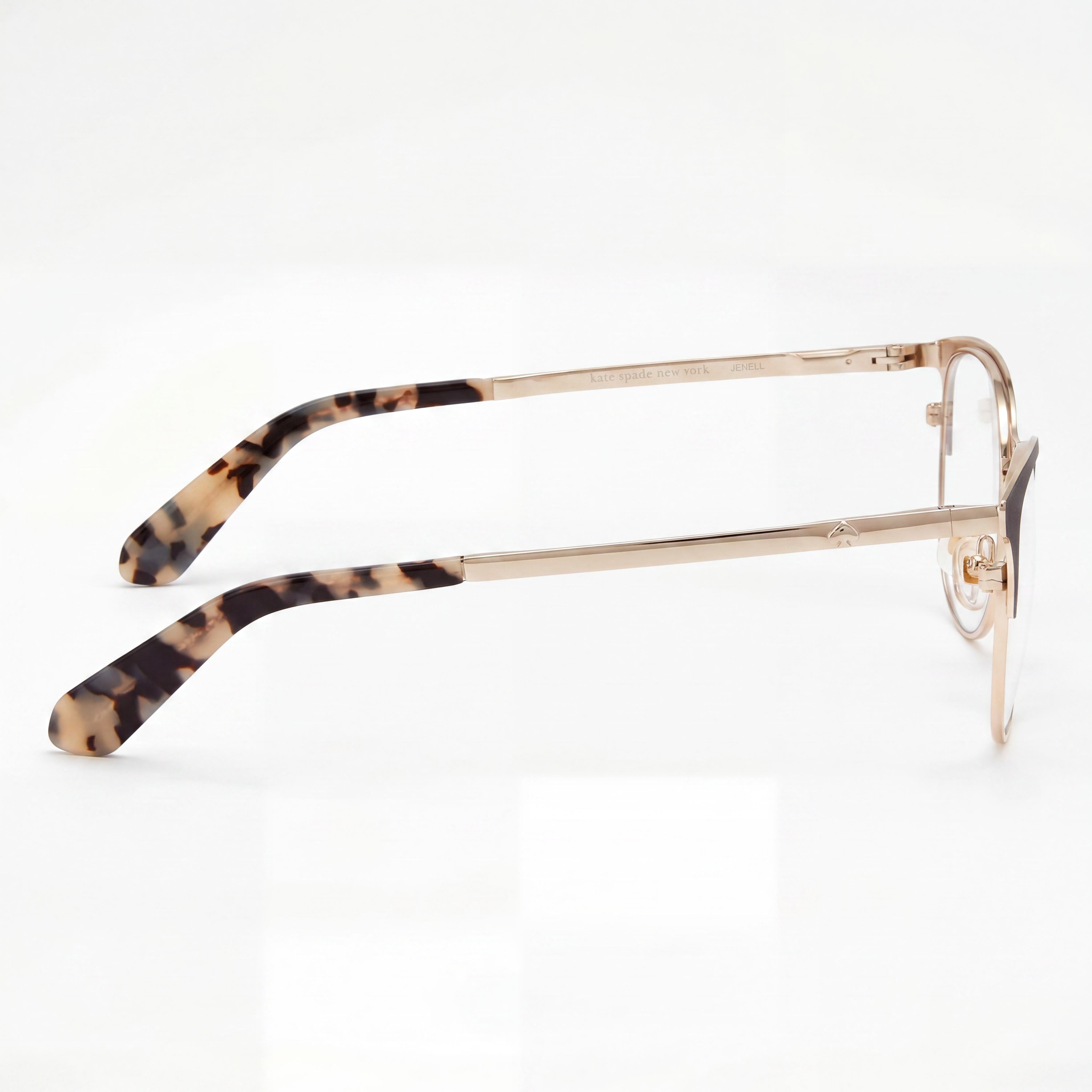 kate spade new york Eyewear for Women Rectangular Squared Black Stainless Steel Eyeglass Frames 51-18-140mm, Photo 2
