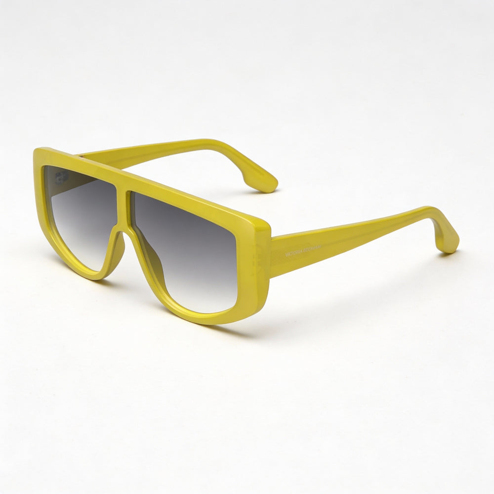 Gafas de sol Victoria Beckham Modern VB664S de policarbonato, montura de acetato, color amarillo, no polarizadas, 61 mm