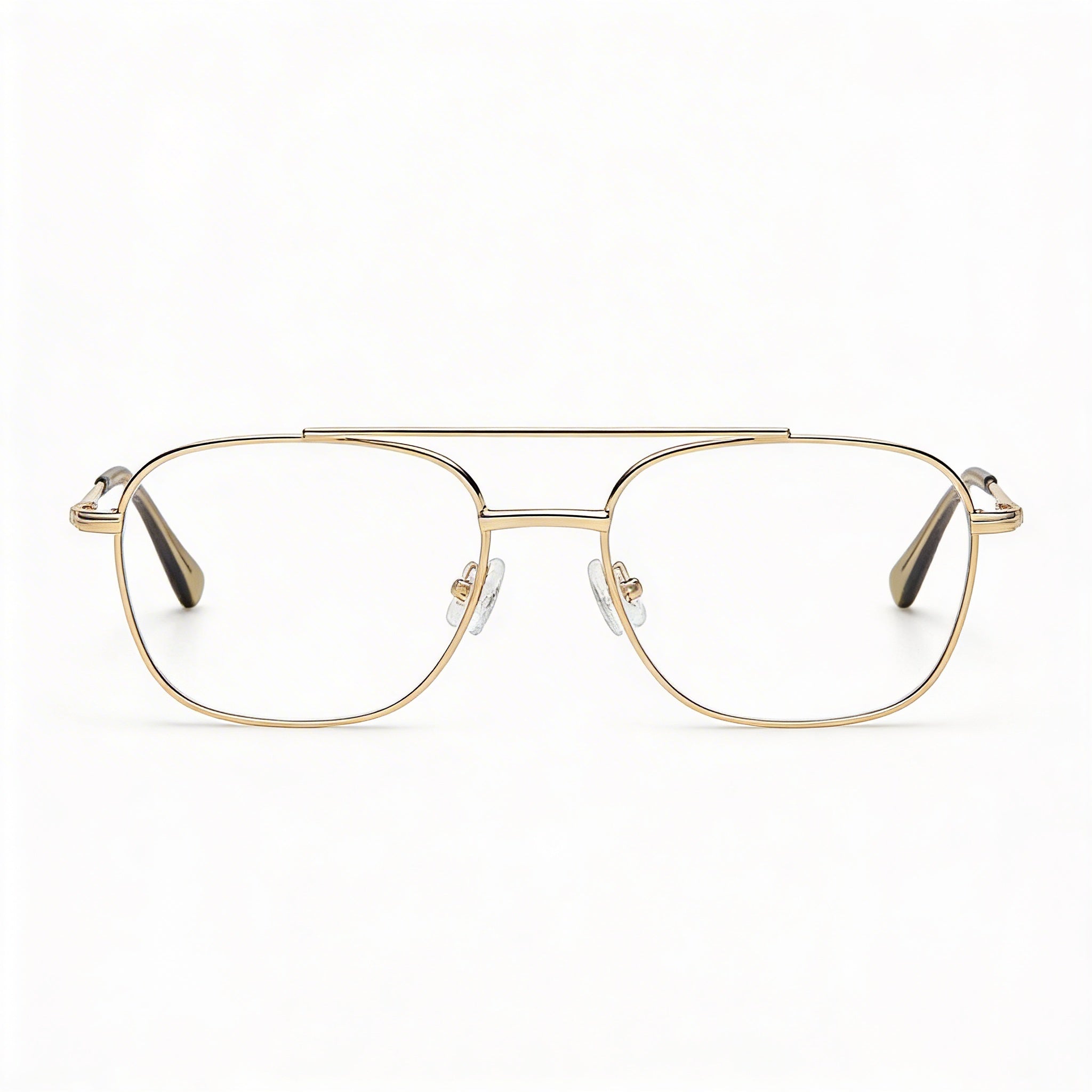 GANT Classic Modern Unisex Eyeglasses featuring a Gold Frame with a Shiny Pale Gold finish, Size 54-18-145, Photo 2