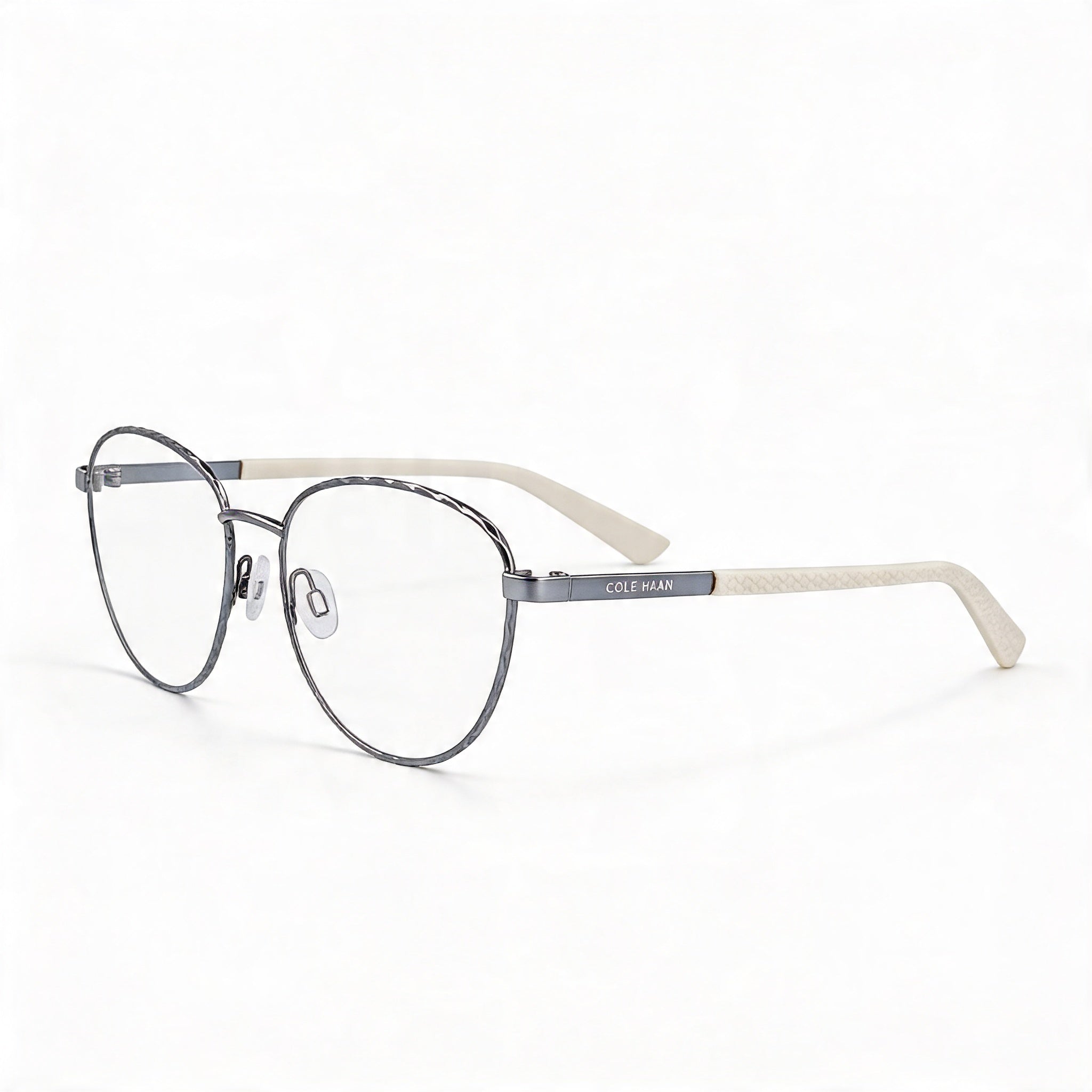 Gafas Cole Haan Classic unisex de acetato pizarra con 57 mm de ancho de lente, 17 mm de puente, 145 mm de longitud de patilla, Photo 2