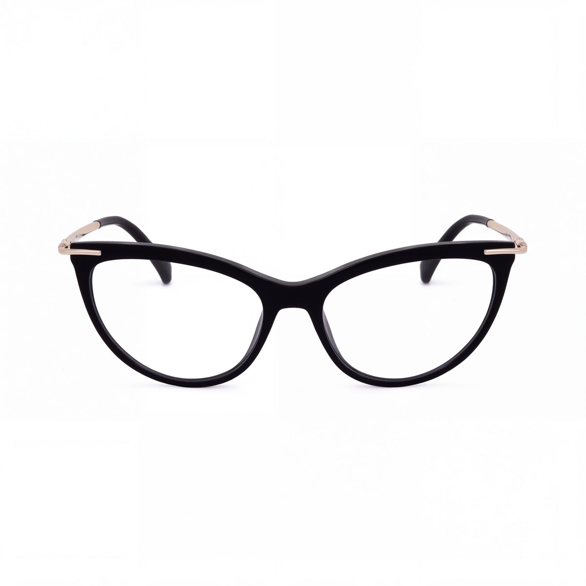 MaxMara Casual Women's Cat Eye Plastic Frame Shiny Black 53/16/135, Photo 2