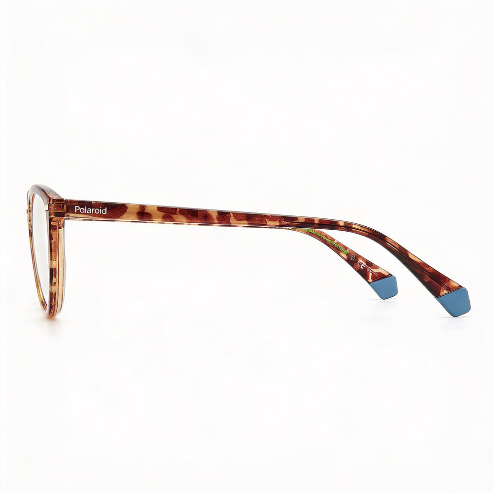 Polaroid Pld D432 Women's Cat Eye Full-Rim Injected Optical Frames Havana Beige 53-17-145