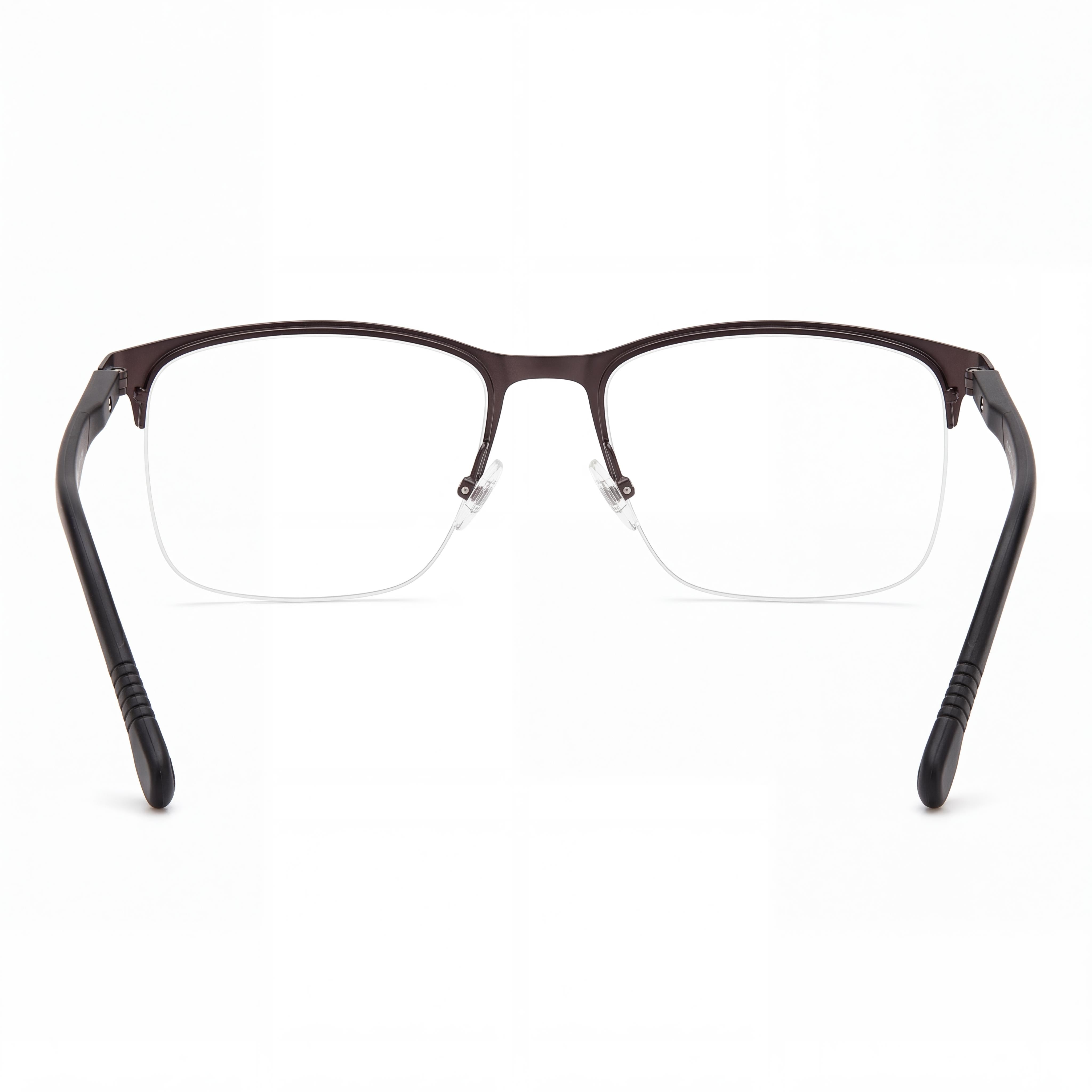 Carrera Carrera 8861 Gafas ópticas unisex de aleación de acero, montura marrón, lente de demostración marrón, sin polarizar, 56 mm, Photo 2