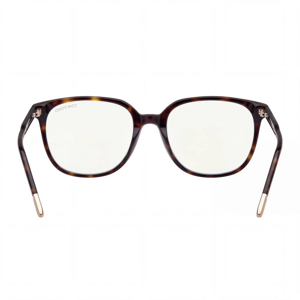 Tom Ford Ft5778-d-b Men's Dark Havana Acetate Frames Clear Lenses 53mm