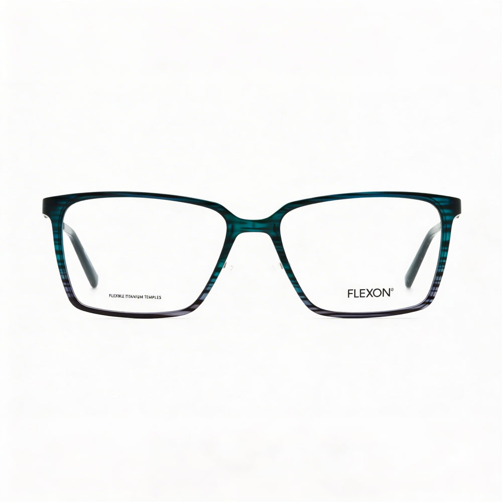 Flexon Ep8010 Women's Polarized Metal Teal Grey Gradient Sunglasses 54mm