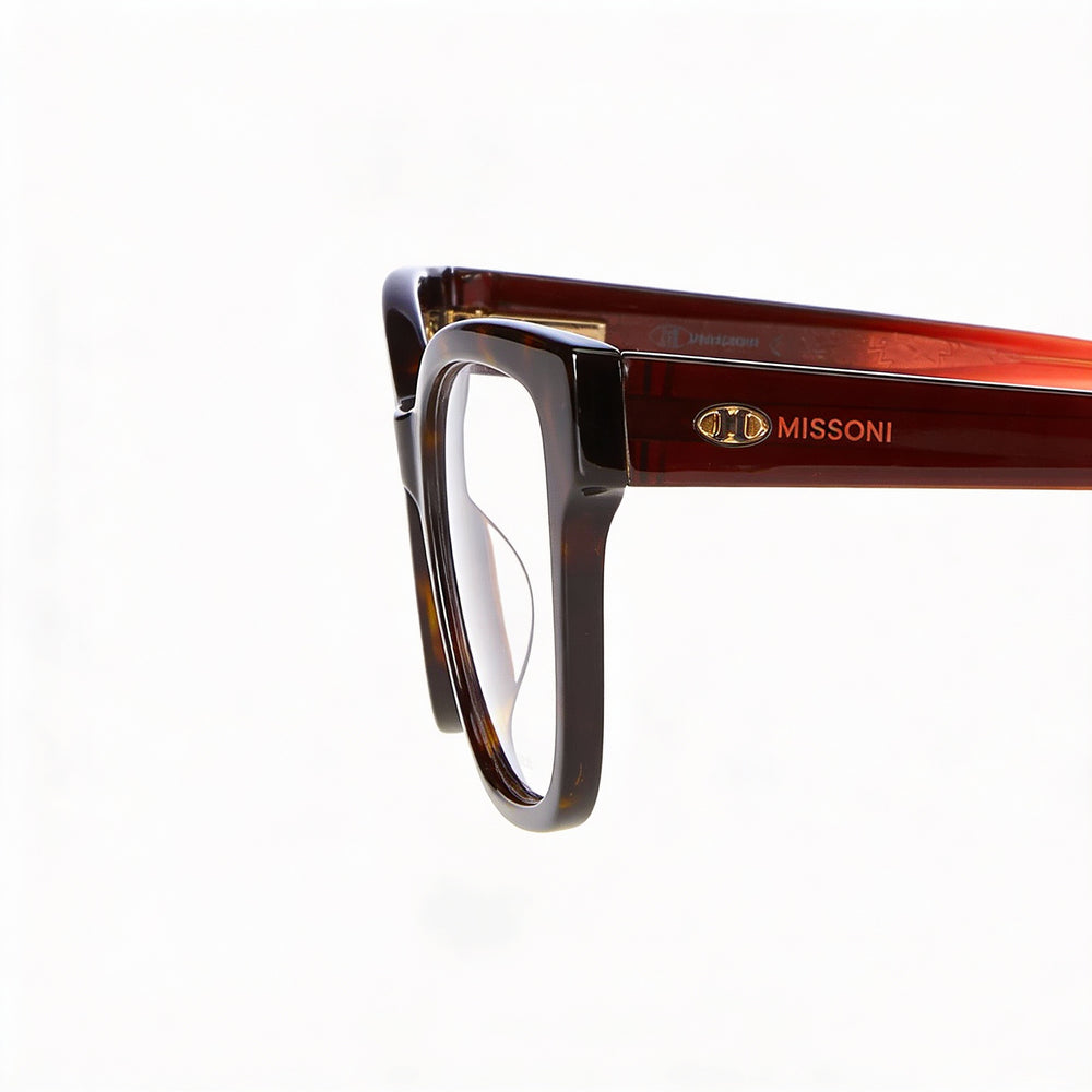 Gafas Missoni Mmi 0098 para mujer, montura de acetato en color Habana, sin lentes, 52 mm
