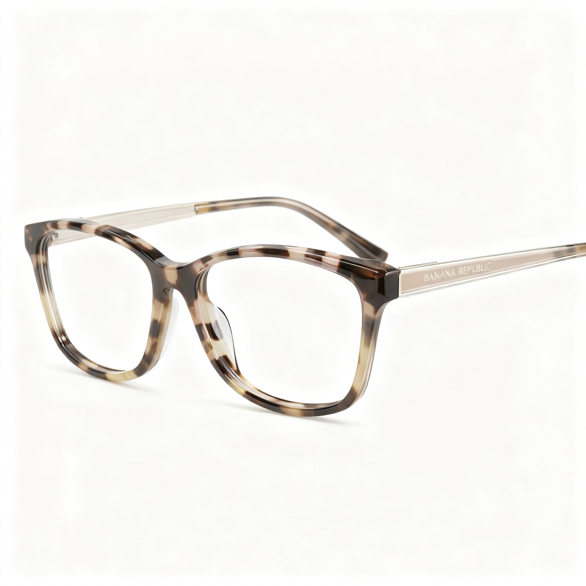 BANANA REPUBLIC Caterina Women's Havana Pink Plastic Cat Eye Polarized Eyeglasses 51-17-135, Photo 3